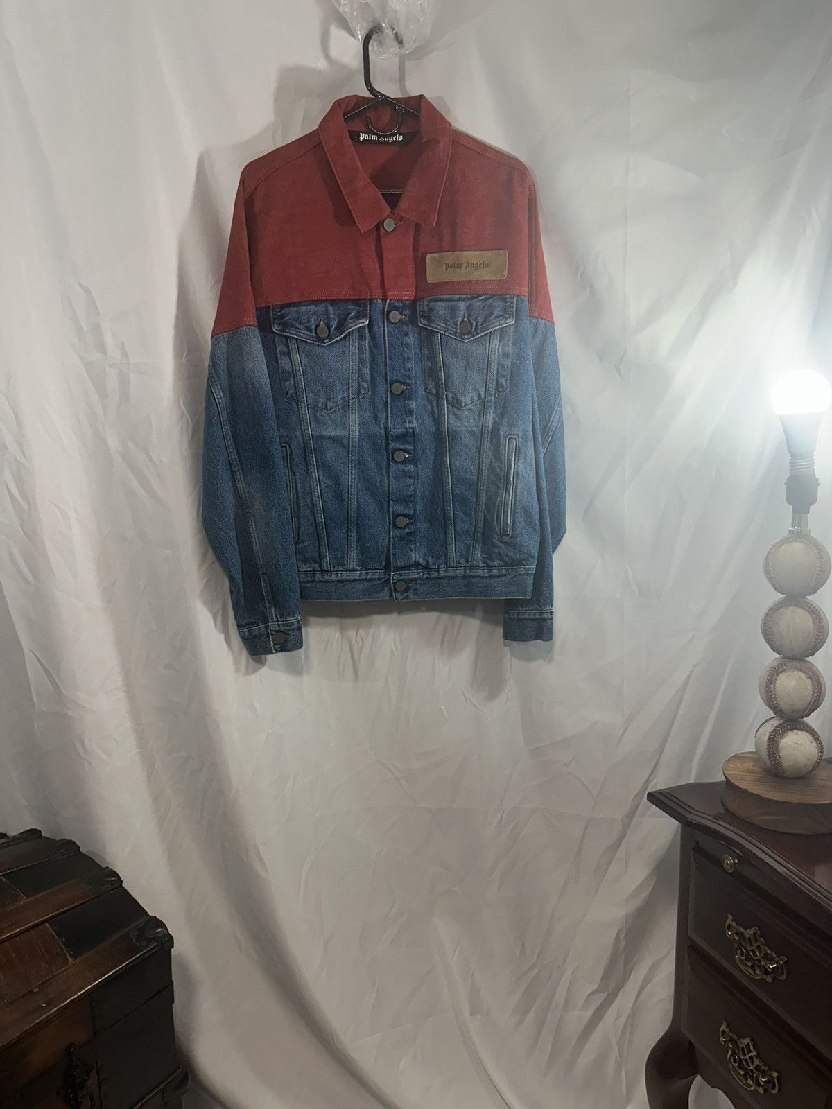 Palm Angels PALM ANGELS DENIM JACKET Size US M / EU 48-50 / 2 - 1 Thumbnail