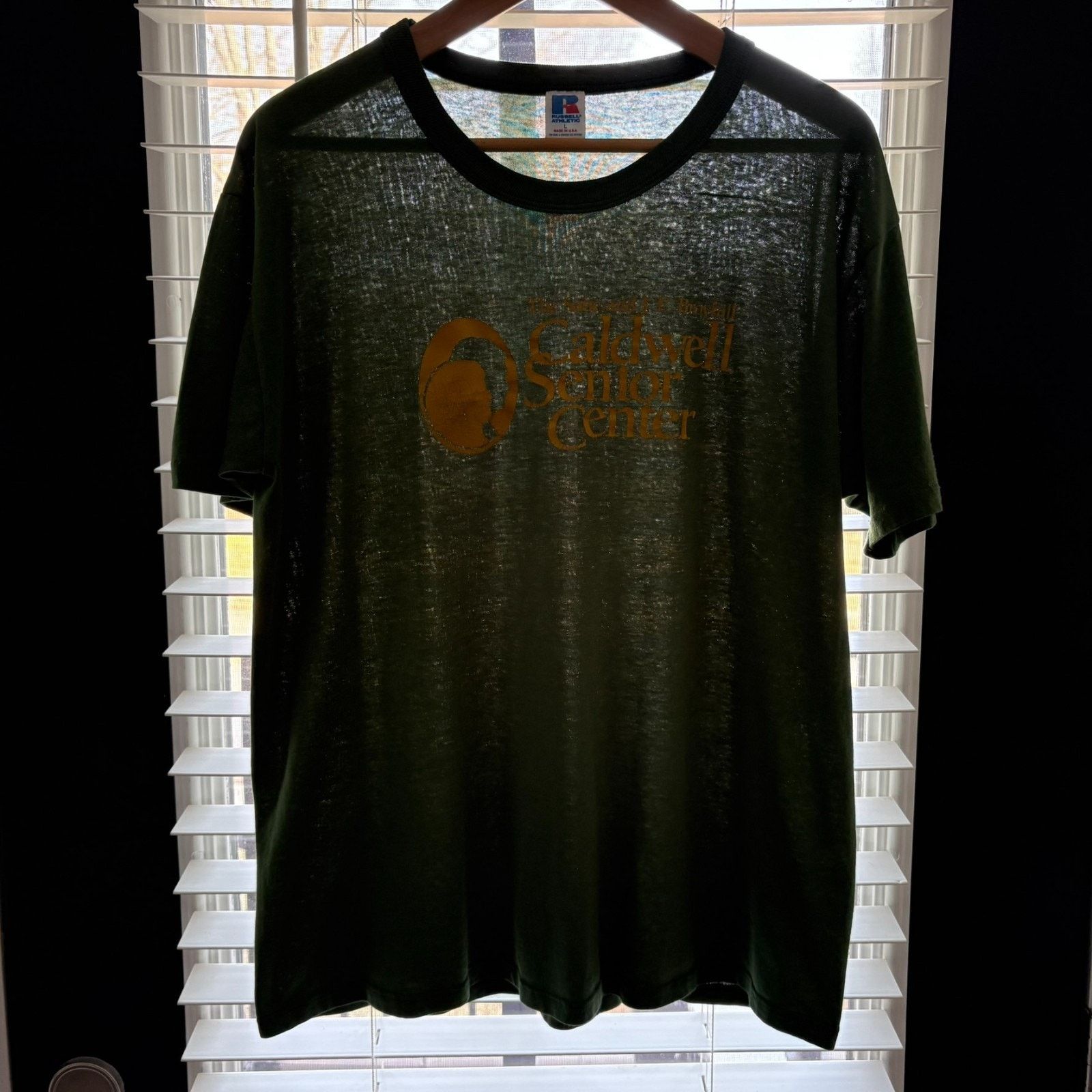 Russell Athletic × Vintage Vintage Paper Thin Burnout T-Shirt Size L 1980s Green Size US L / EU 52-54 / 3 - 3 Thumbnail