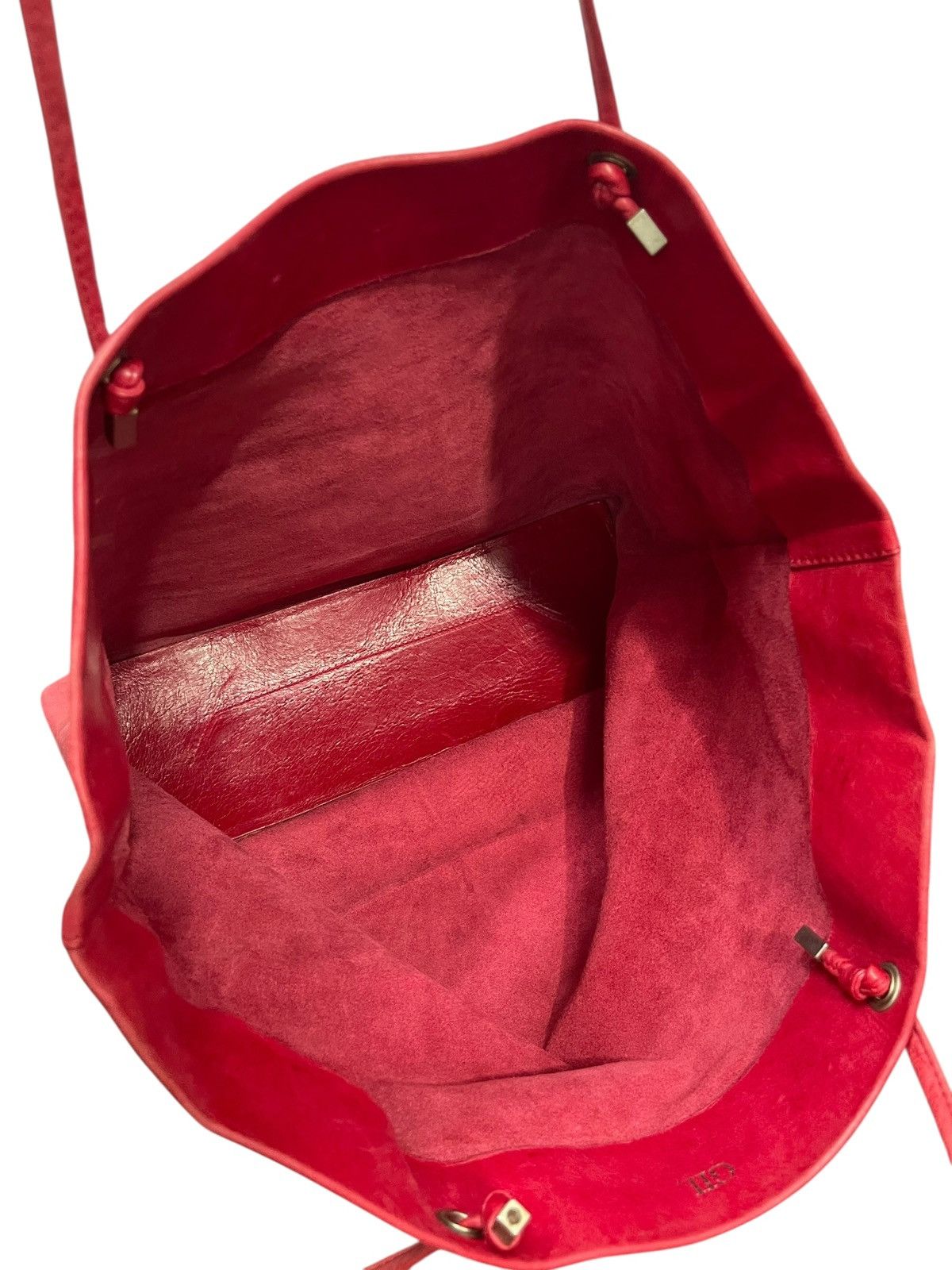 Leather Full Leather Halaby Italy Tote Bag prada julius dior 8🟩 Size ONE SIZE - 22 Thumbnail