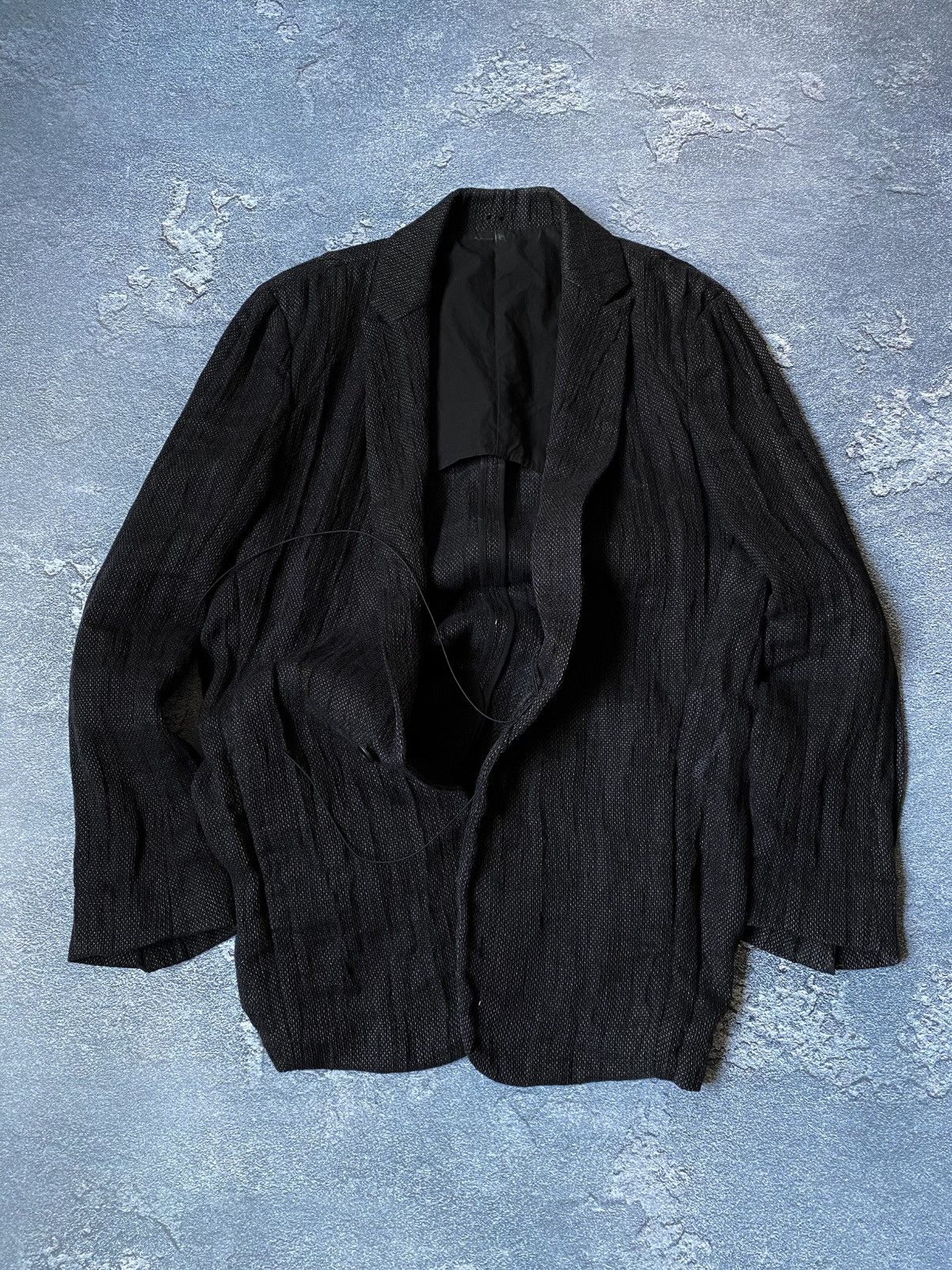 Individual Sentiments Individual Sentiments SS11 Lace Up Sheer Metal Effect Jacket Size US M / EU 48-50 / 2 - 3 Thumbnail