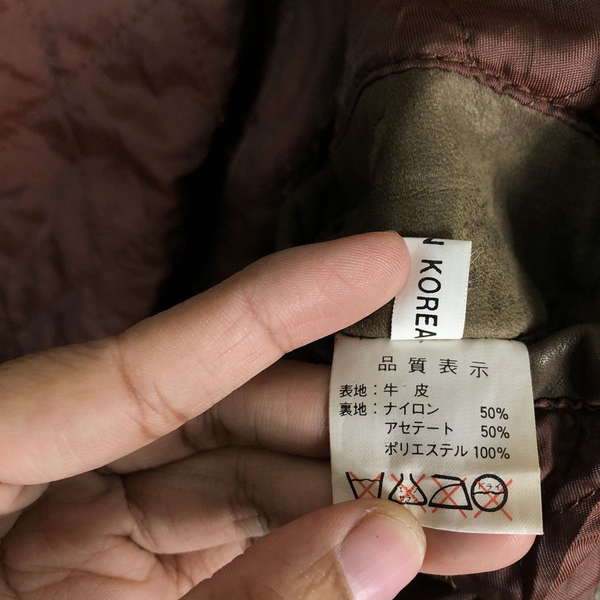 Japanese Brand 🔥90’s Bomber Jumper Genuine Leather Jacket Parachute Design Size US L / EU 52-54 / 3 - 14 Thumbnail