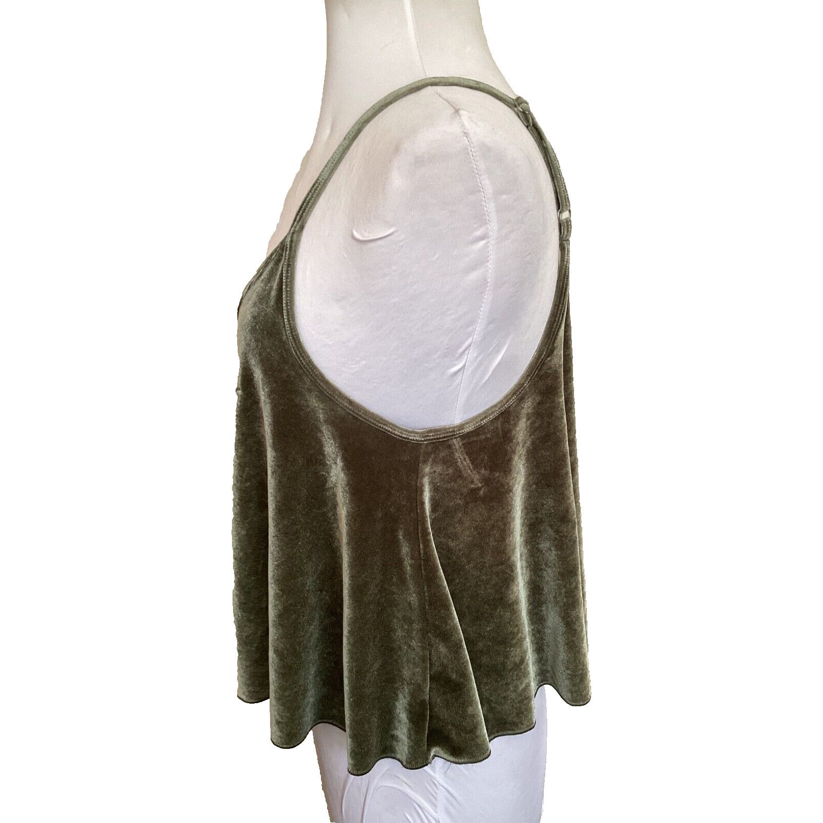 Victoria's Secret VICTORIA'S SECRET PINK VELVET CROP TOP GREEN - SZ M Size M / US 6-8 / IT 42-44 - 2 Thumbnail