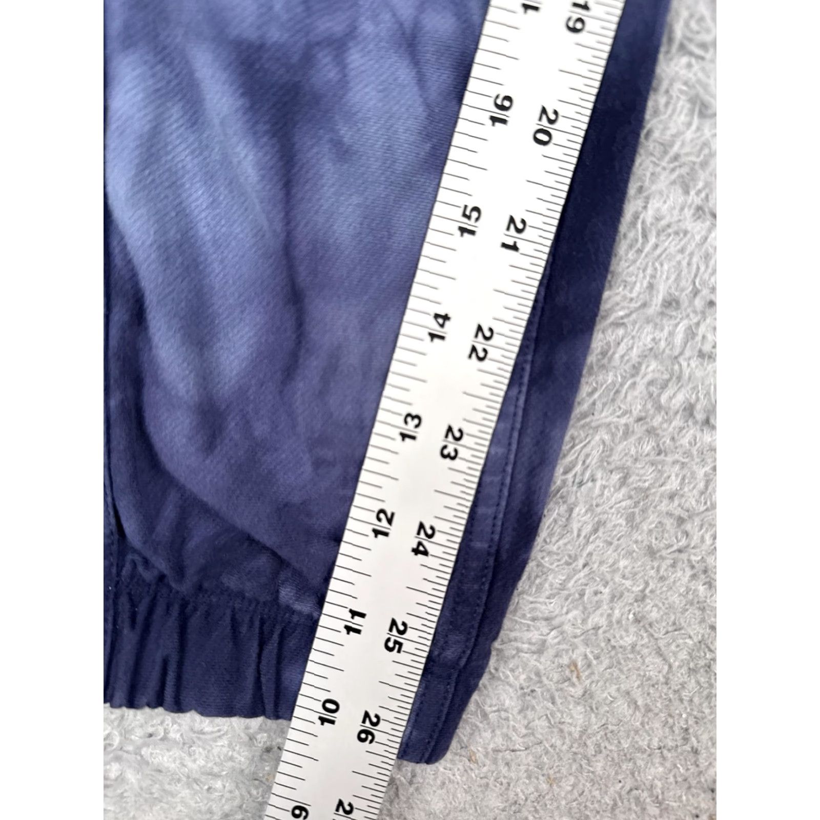 Athleta Athleta Womens XXS Blue Tie Dye Jogger Pants Elastic Waist Pockets Lounge Twill Cotton Blend Casual Activewear Size 24" / US 00 / IT 34 - 6 Thumbnail