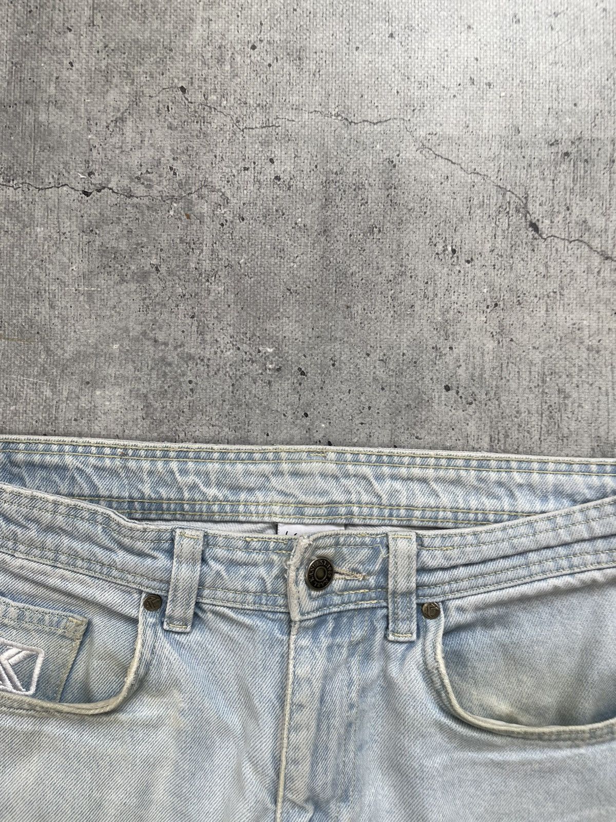 Japanese Brand × Karl Kani Karl Kani Distresed Jeans Baggy Denim Vintage Y2K Style SK8 Size US 30 / EU 46 - 8 Thumbnail