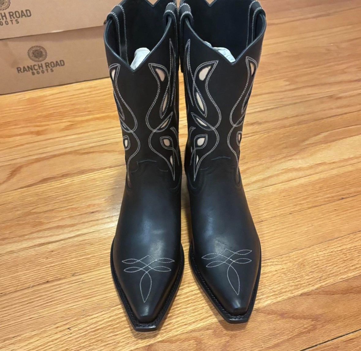 Double D Ranch Ranch Road Sagebrush Cowboy Boots - 7 Size US 7 / IT 37 - 3 Thumbnail