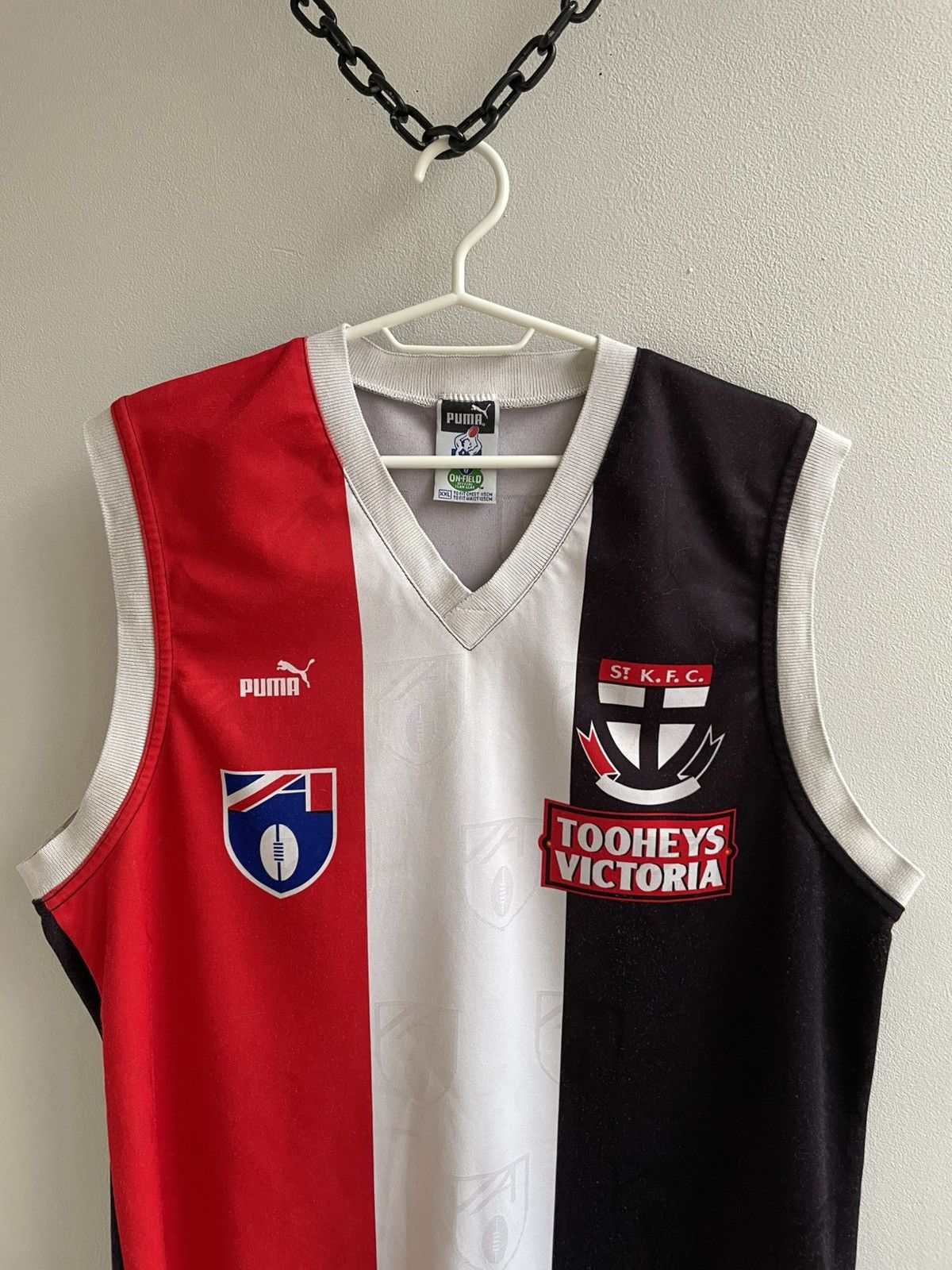 Vintage St Kilda Saints Vintage Puma Football Club AFL LRG Jersey Size US XXL / EU 58 / 5 - 3 Thumbnail
