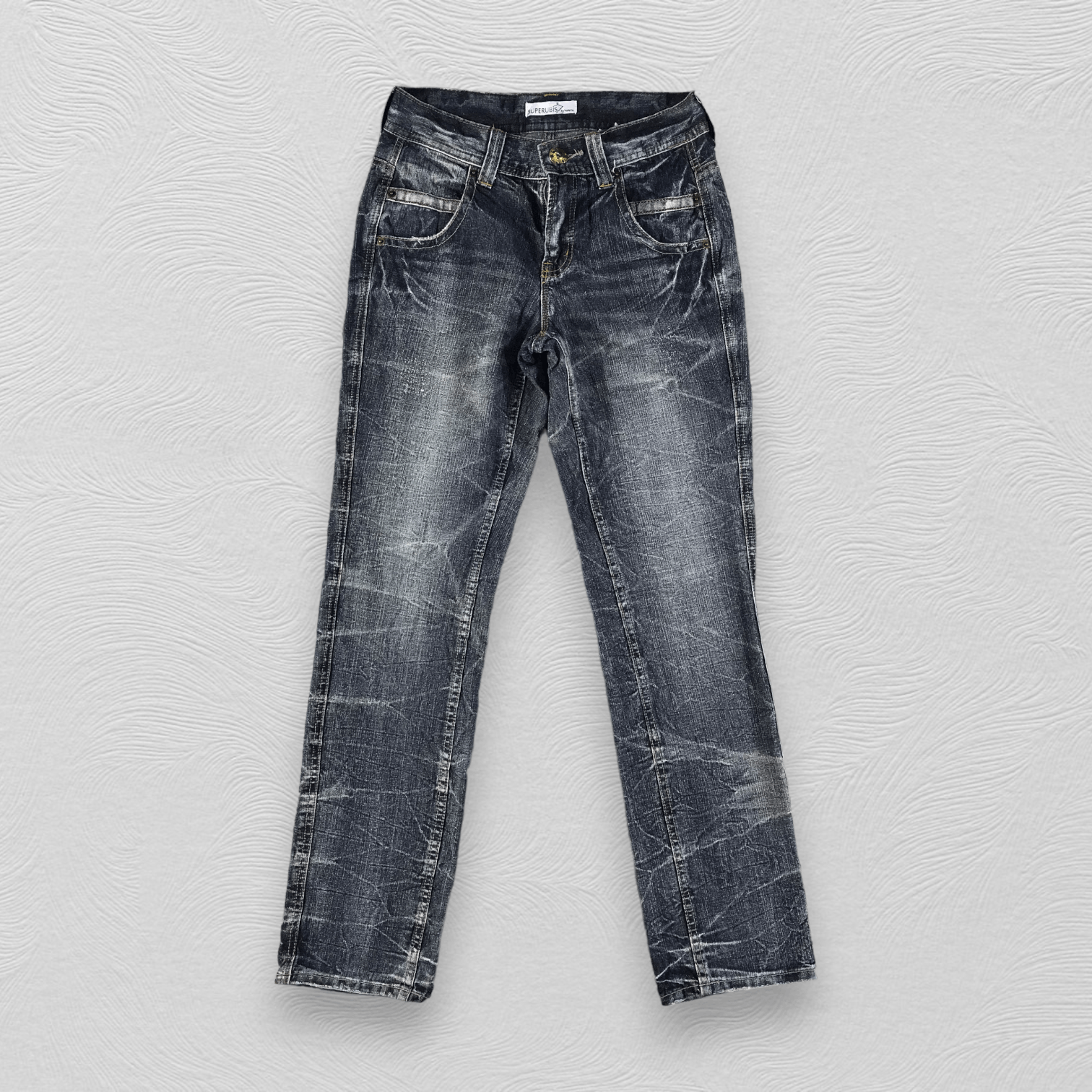 Japanese Brand Japanese Brand Superubis Denim Faded Blue Jeans KJ1613 Size US 30 / EU 46 - 1 Thumbnail