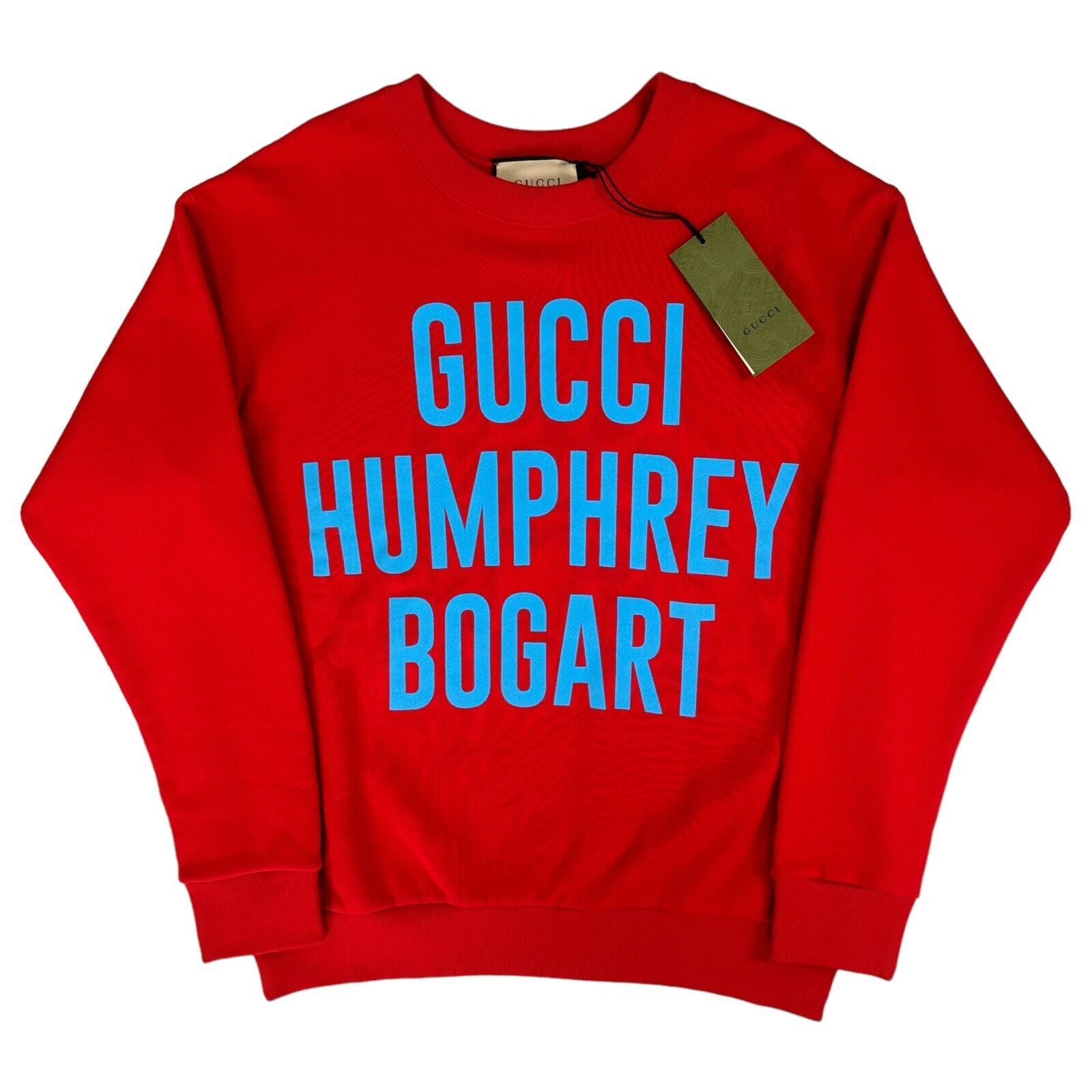 Gucci Gucci Size S Sweatshirt Red Humphrey Bogart Crewn Logo BNWT Size US S / EU 44-46 / 1 - 1 Thumbnail