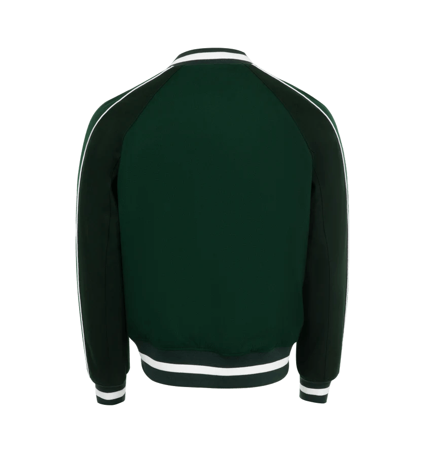 Givenchy o1h1sh10525 Lettermen Bomber Jacket in Dark Green Size US M / EU 48-50 / 2 - 2 Thumbnail