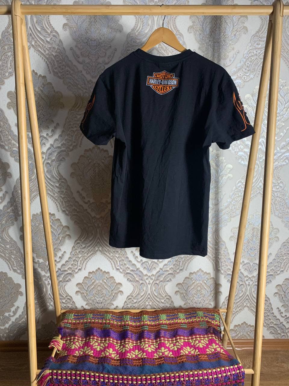 Harley Davidson × Vintage VERY RARE HARLEY DAVIDSON USA DOUBLE EMBLEM MOTOCYCLE 90s Size US XXL / EU 58 / 5 - 7 Thumbnail