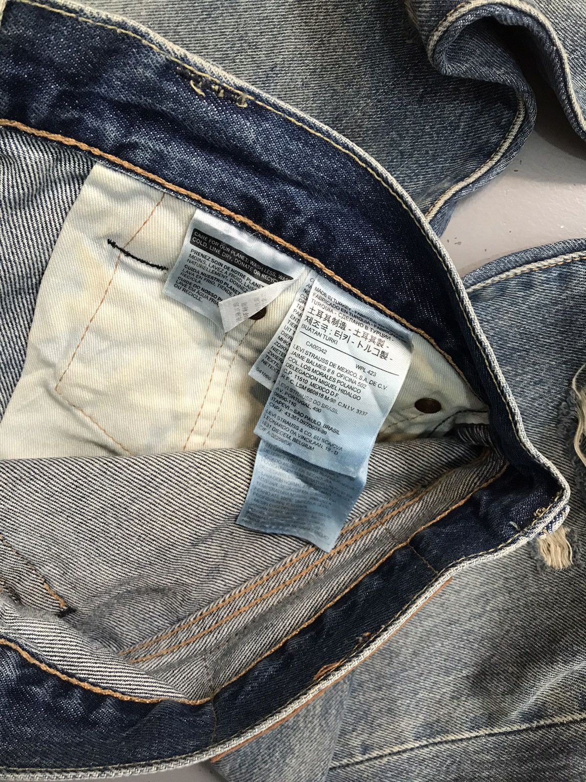 Levi's × Vintage Vintage Levi’s Strauss & co salvage 511 red tab denim Size US 33 - 6 Thumbnail