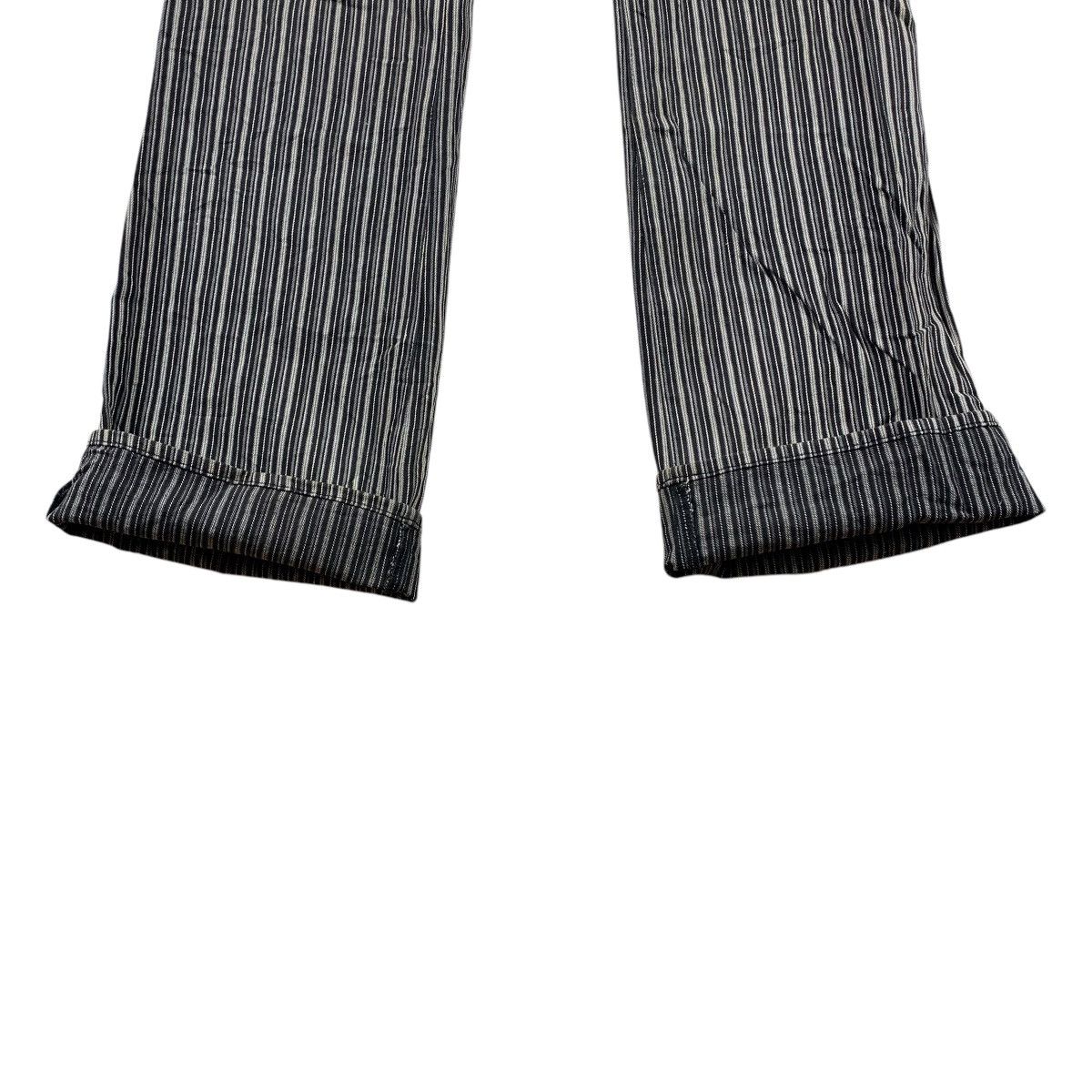 Japanese Brand DOMINGO Stripe flare denim pants Size US 28 / EU 44 - 15 Thumbnail