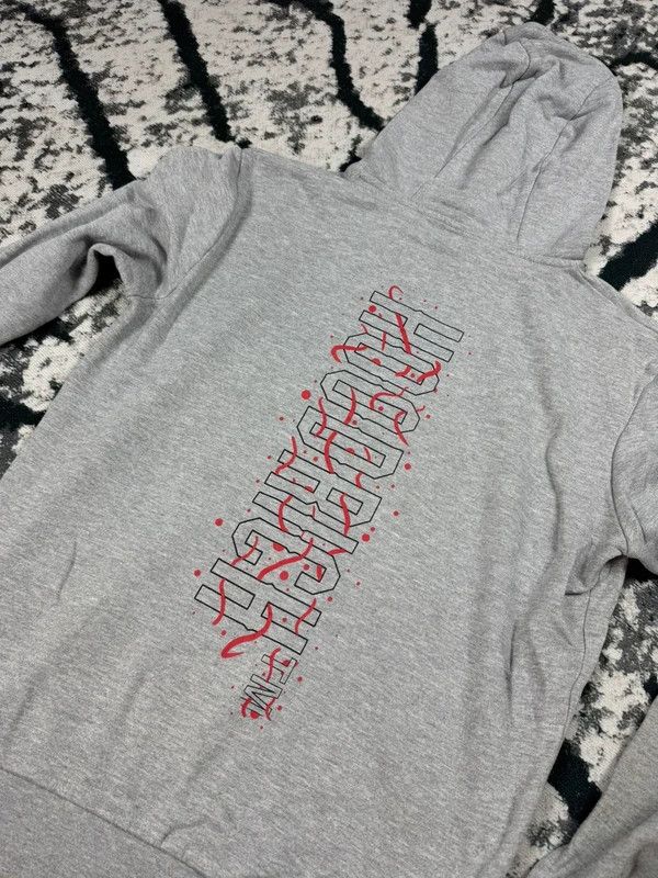 Hoodrich Hoodrich gray M skate logo hoodie Size US M / EU 48-50 / 2 - 5 Thumbnail