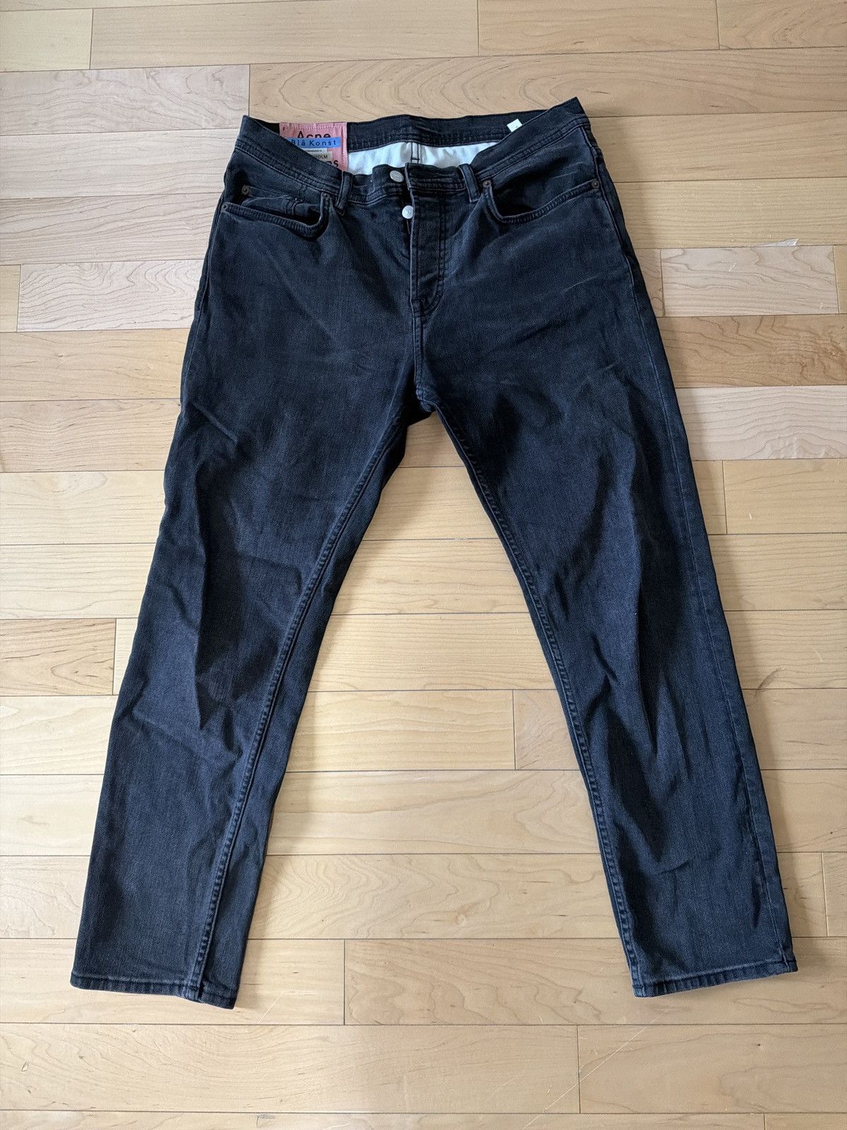 Acne Studios Acne Studios Bla Konst Black Denim Size US 32 / EU 48 - 2 Thumbnail
