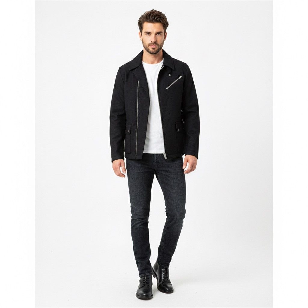 RAGEBLUE Rageblue by Porter Co. Rider Jacket | Asymmetrical Zip Size US M / EU 48-50 / 2 - 1 Thumbnail