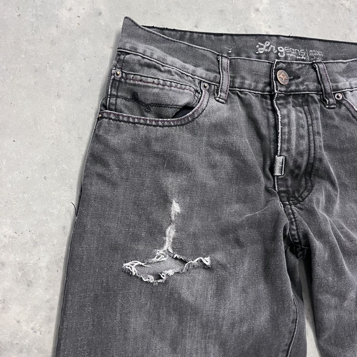LRG × Vintage Vintage Y2K LRG Black and Gray Baggy Denim Jeans skater 32" Size US 32 / EU 48 - 6 Thumbnail