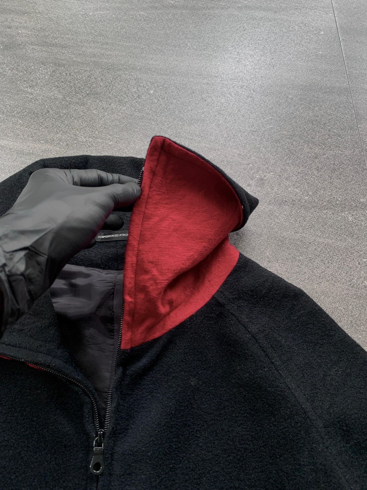Yohji Yamamoto FREE TAX! Cashmere Blend Wide Collar Coat Size US L / EU 52-54 / 3 - 5 Thumbnail