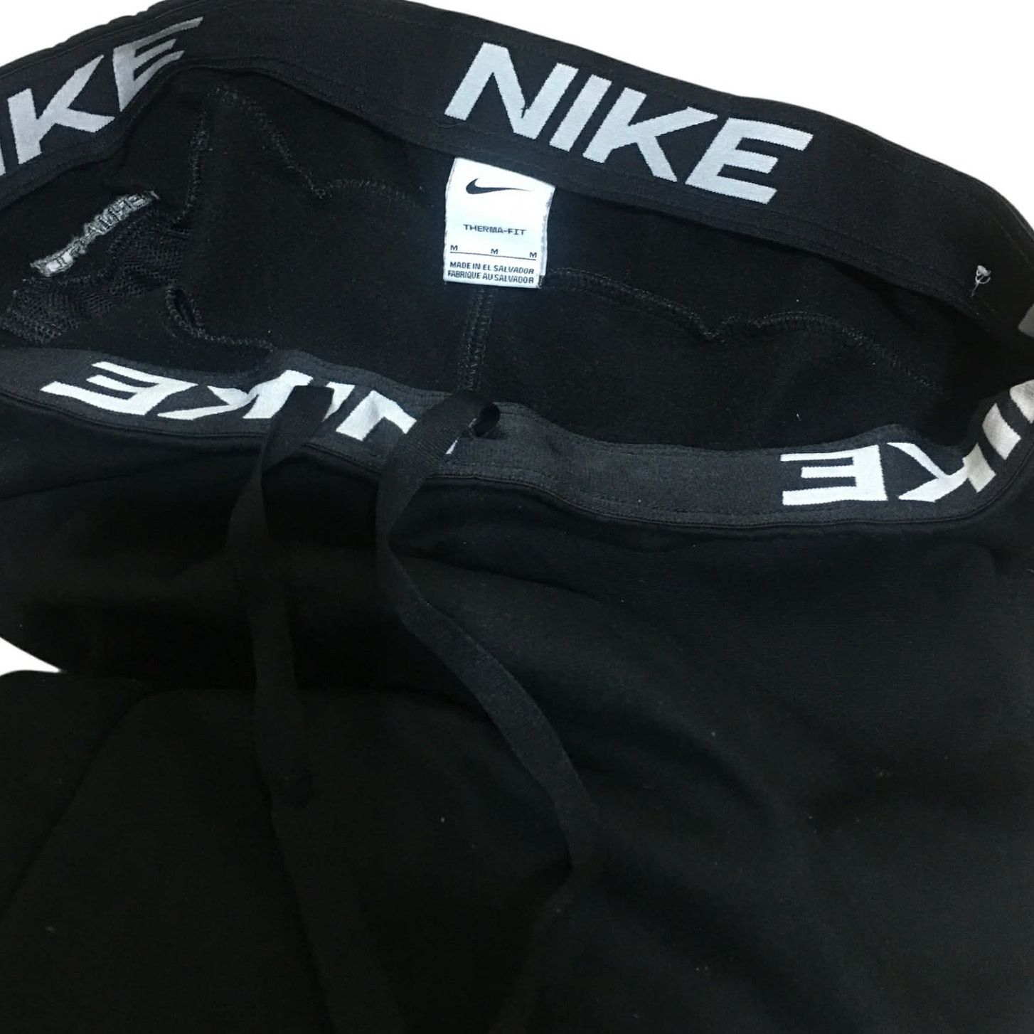 Nike Nike Therma-FIT Fleece Jogger Sweatpants Black Tapered Med Size US 34 / EU 50 - 5 Thumbnail