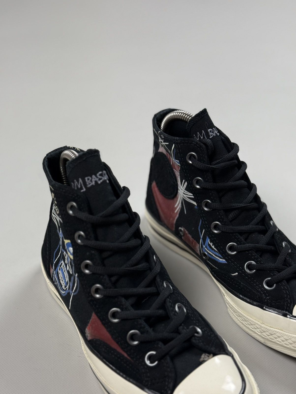 Converse Converse Jean-Michel Basquiat Chuck Taylor High Top Sneakers Size US 7 / IT 37 - 2 Thumbnail