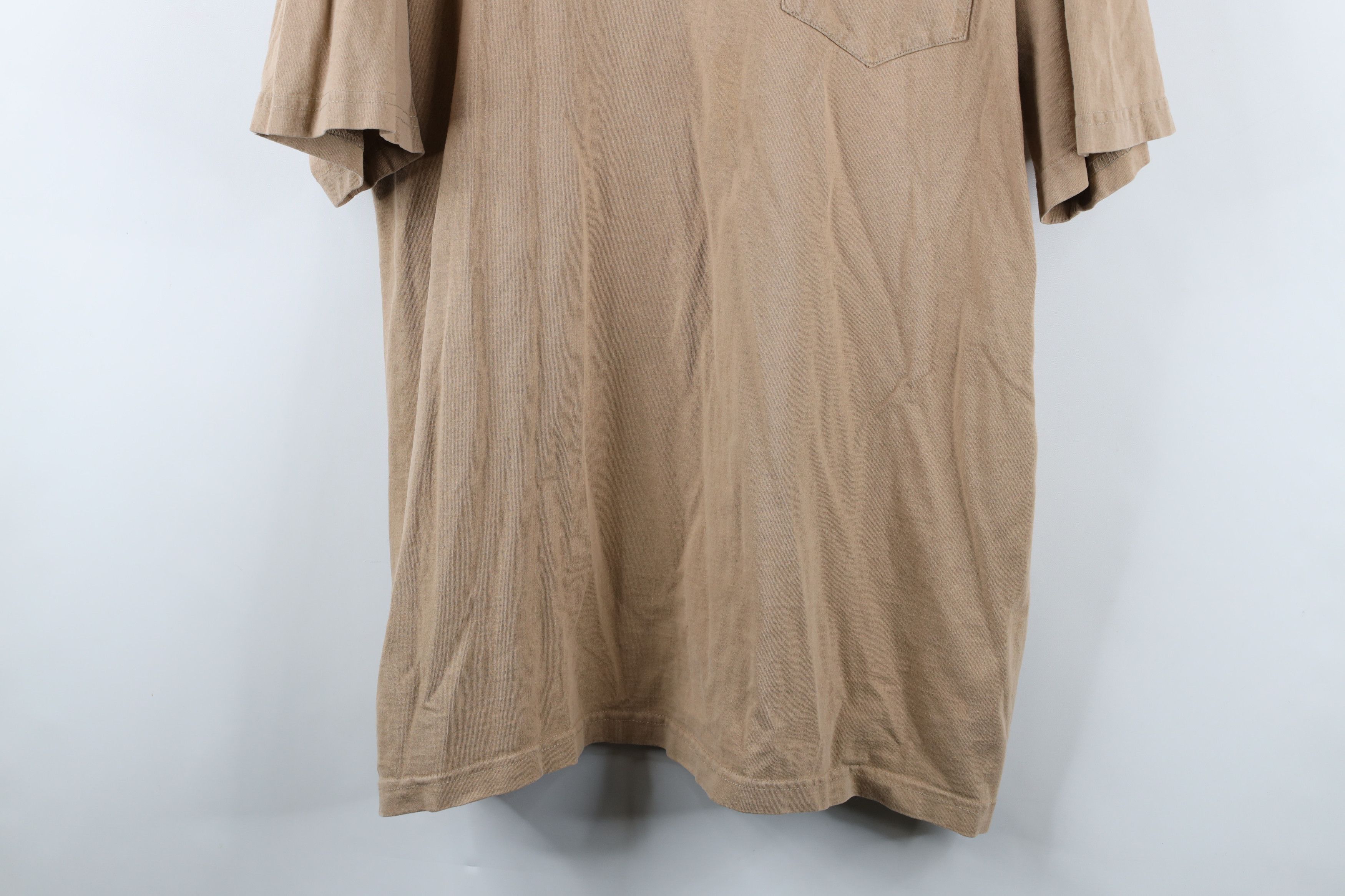Carhartt × Vintage Vintage Y2K Carhartt Spell Heavy Cotton Pocket T-Shirt Khaki Size US XXL / EU 58 / 5 - 3 Thumbnail