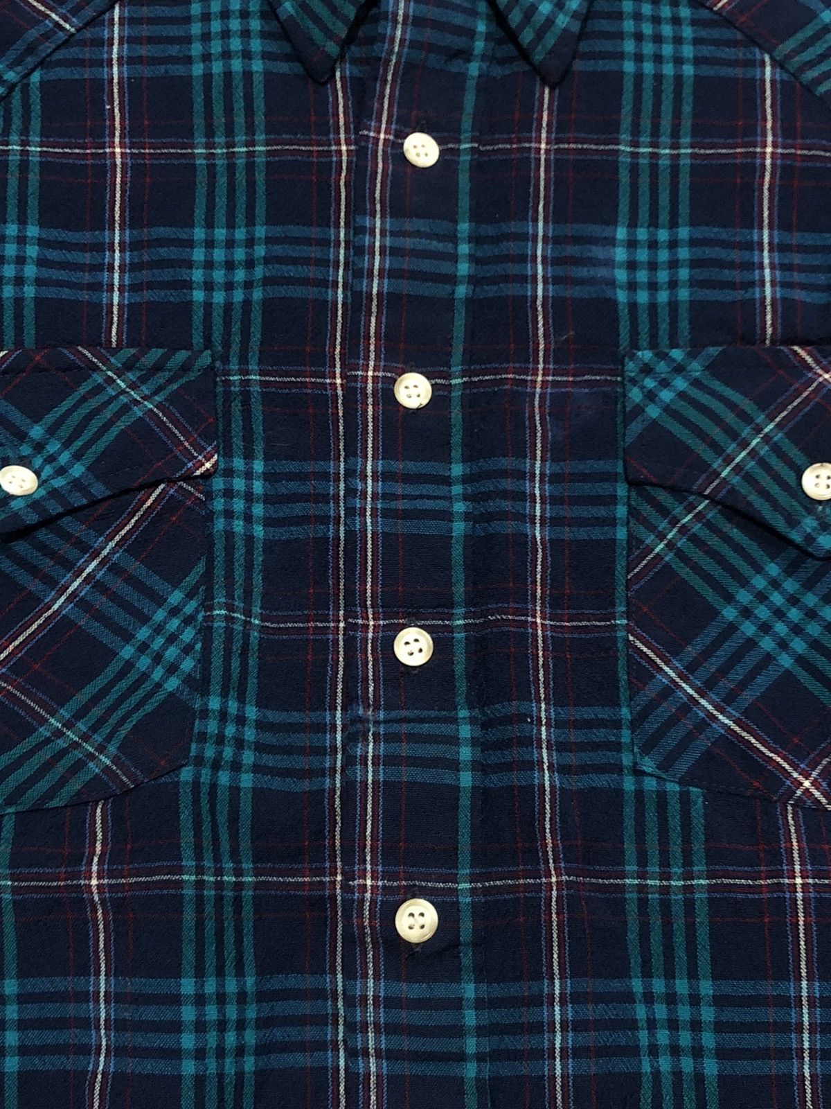 Pendleton × Vintage Vtg 90s Pendleton Wool Western Button Up Size US L / EU 52-54 / 3 - 2 Thumbnail