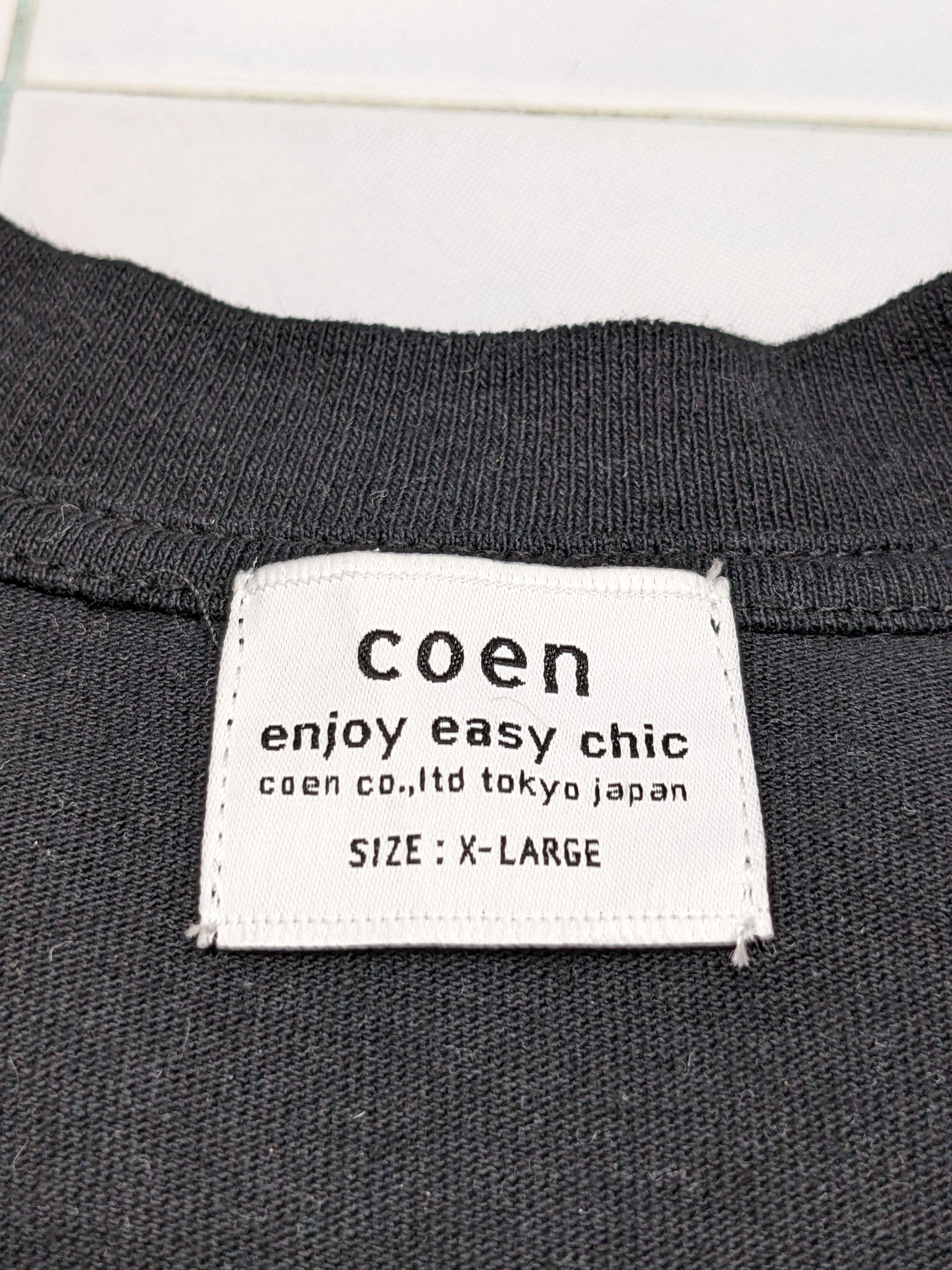 Japanese Brand Japanese Brand Coen Long Sleeve Tshirt Size US XL / EU 56 / 4 - 7 Thumbnail
