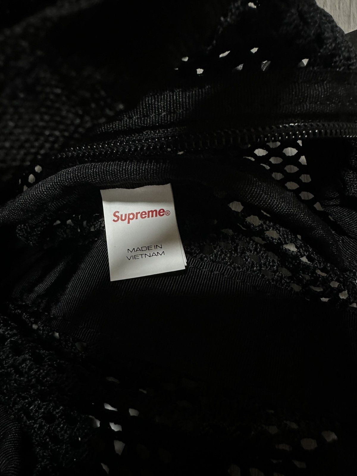 Supreme Supreme Mesh Bag ‘Black’ Size ONE SIZE - 3 Thumbnail