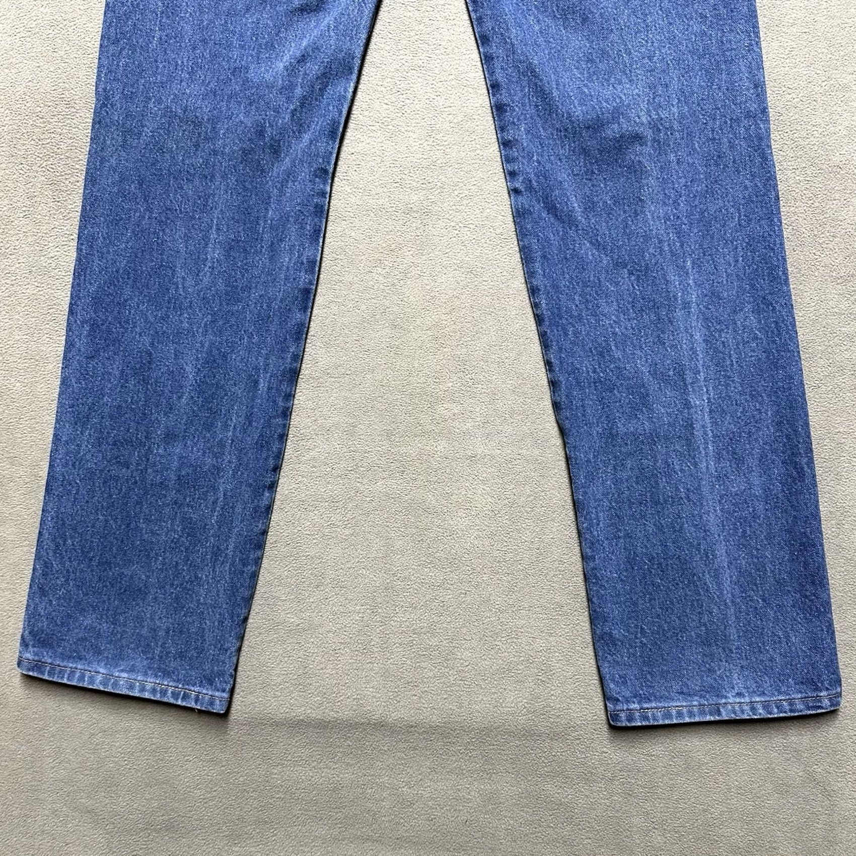 Wrangler Vintage Wrangler Jeans Men 29x34 (28x33) Blue Cowboy Cut Western - Used Condition Size US 29 - 6 Thumbnail