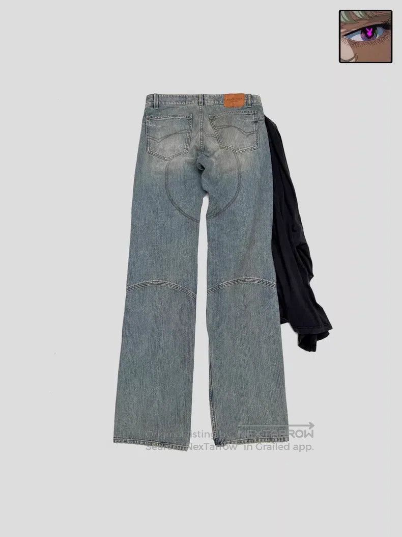 Balenciaga Balenciaga size XS Low-rise slim fit destructed design jea Size US 27 - 2 Thumbnail