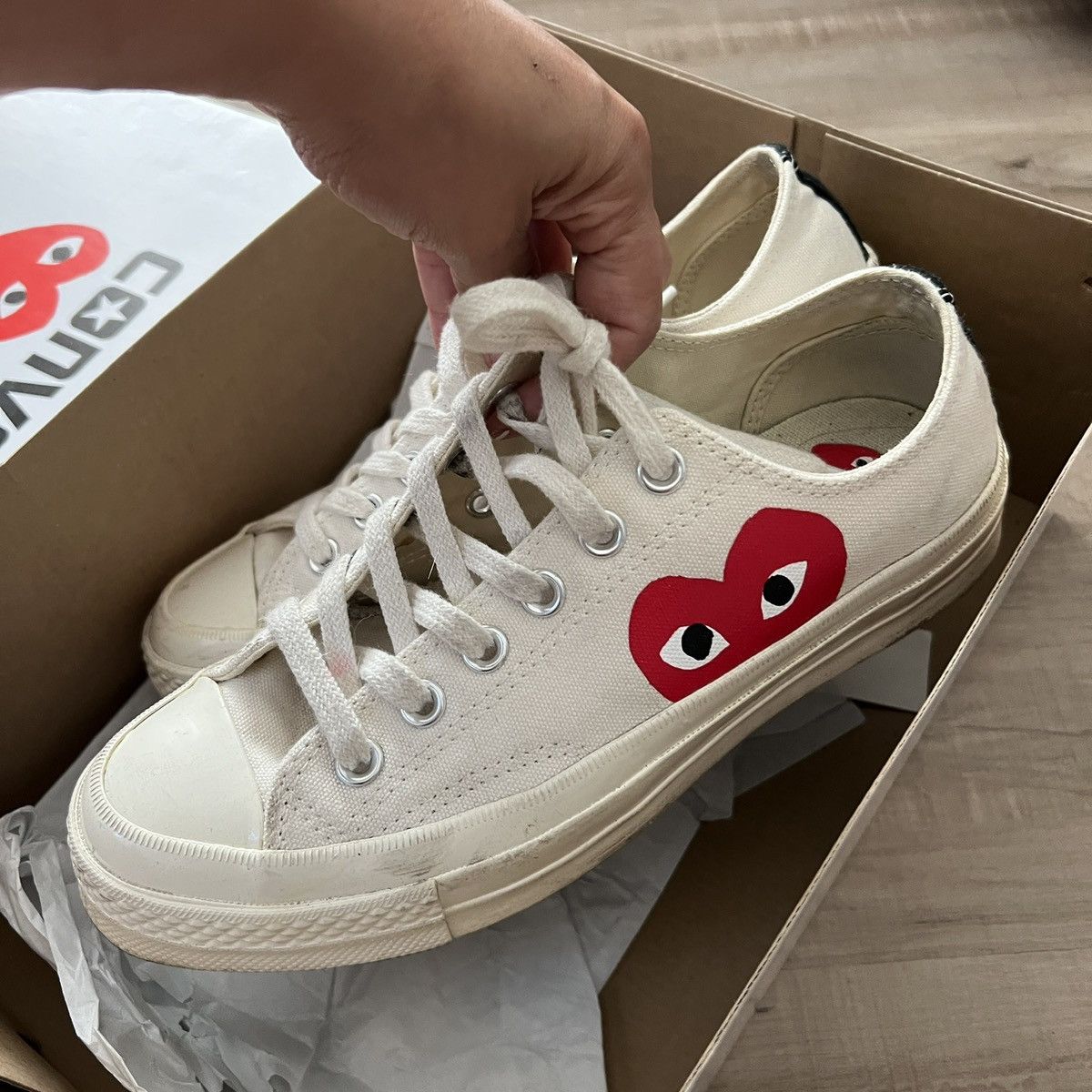 Comme des Garcons PLAY × Converse Converse x Comme des Garcons Size US 7.5 / IT 37.5 - 1 Thumbnail