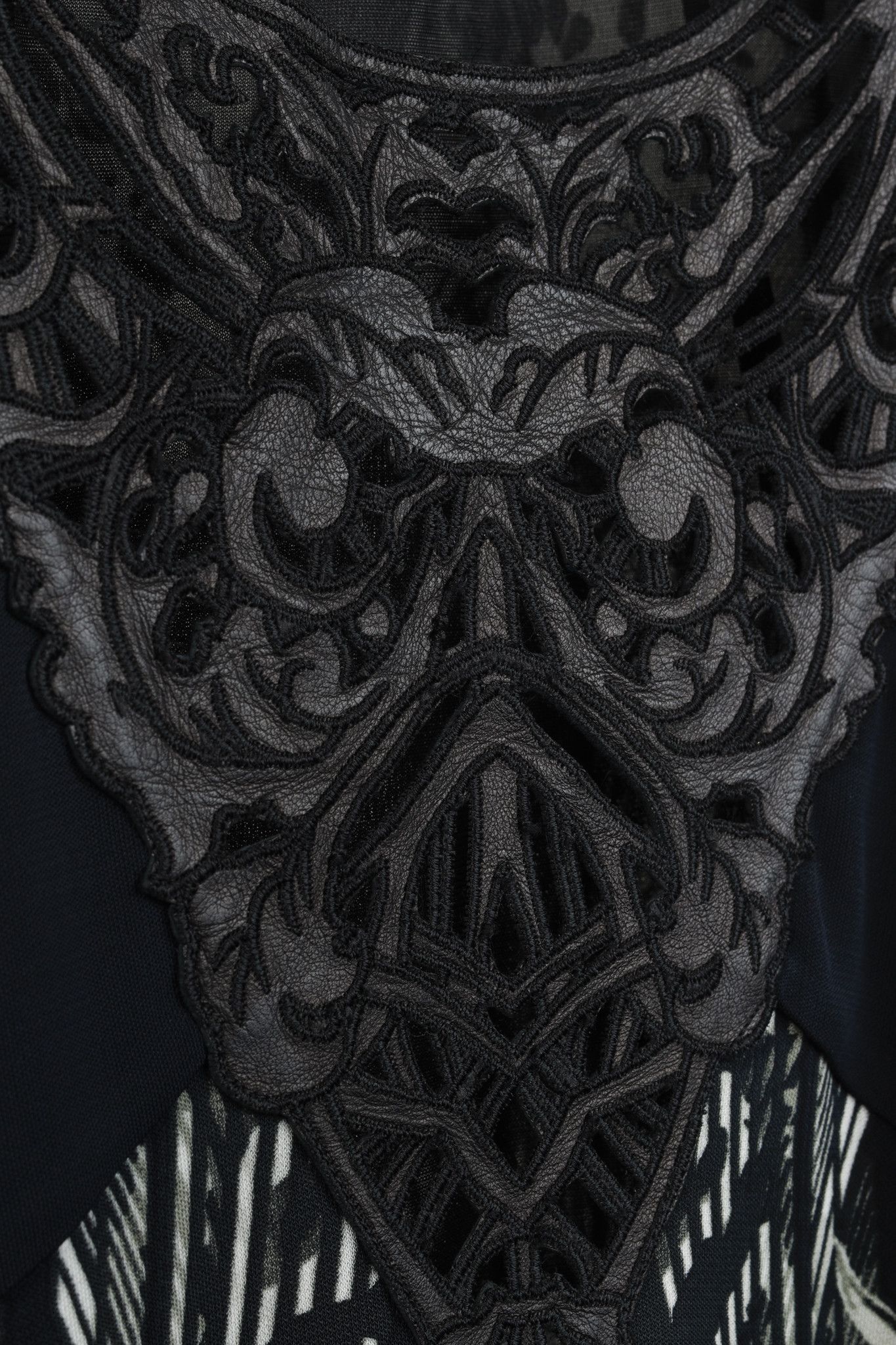 Roberto Cavalli Roberto Cavalli Black Jungle Animal Print Tank Dress Size M / US 6-8 / IT 42-44 - 6 Thumbnail