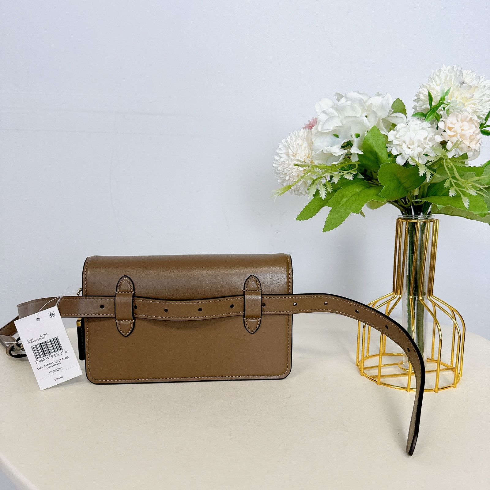 Coach Coach CJ826 BANDIT BELT BAG IN DARK STONE Size ONE SIZE - 3 Thumbnail