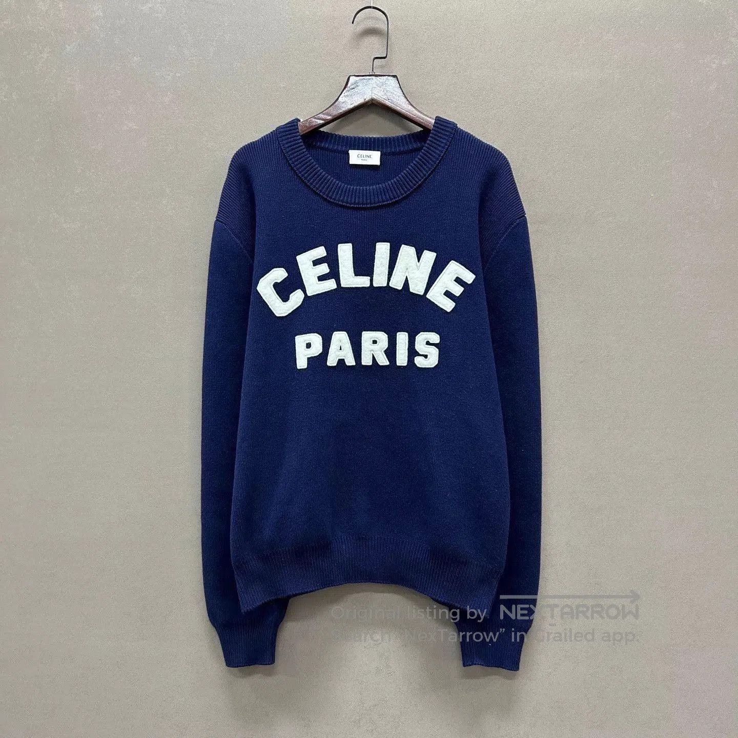 Celine Blue Long Sleeve Knit Sweater. Size US S / EU 44-46 / 1 - 1 Thumbnail