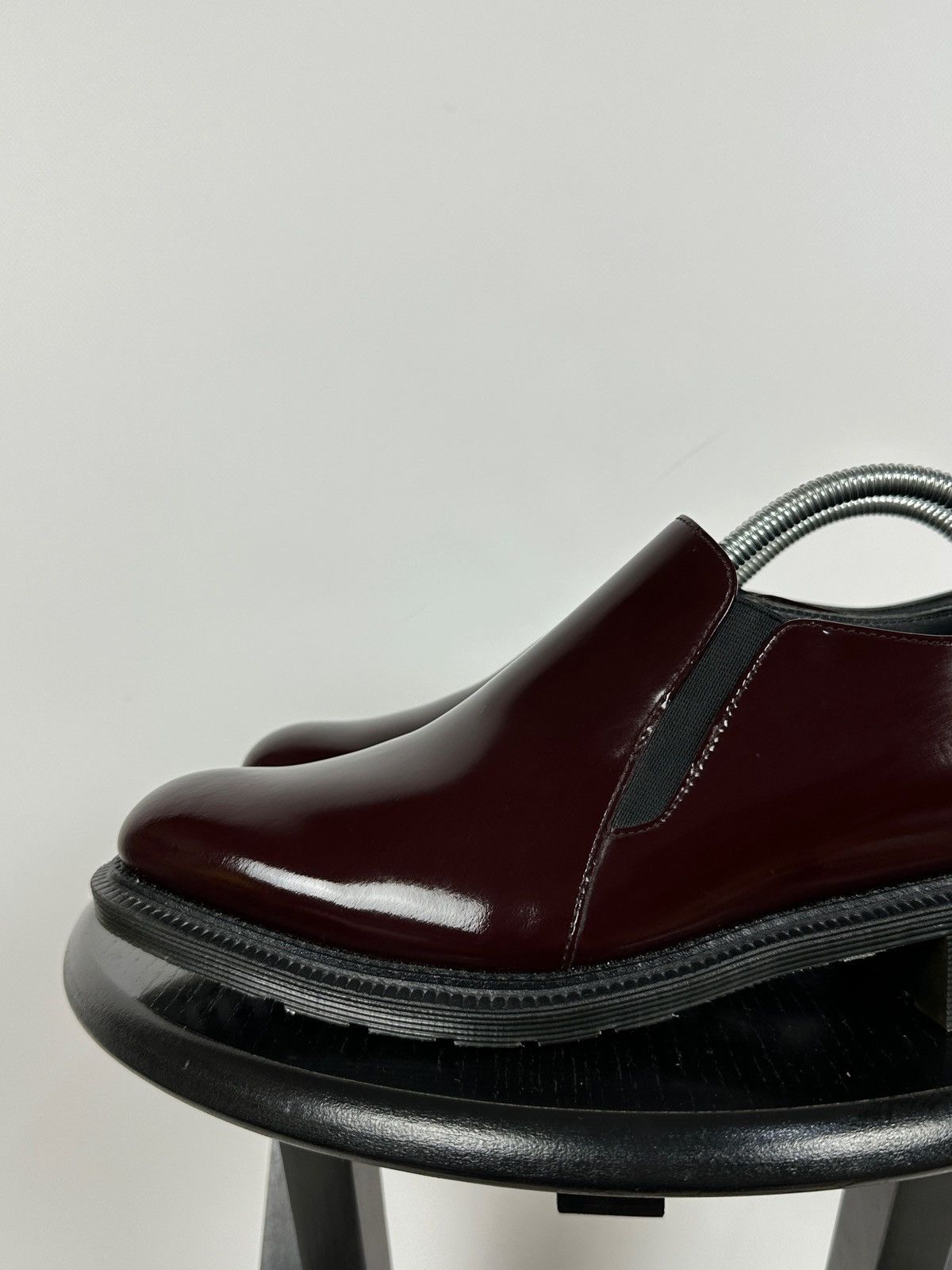 Dr. Martens Dr. Martens Rosyna Burgundy Polished Smooth Leather Loafers Size US 10.5 / IT 40.5 - 15 Thumbnail