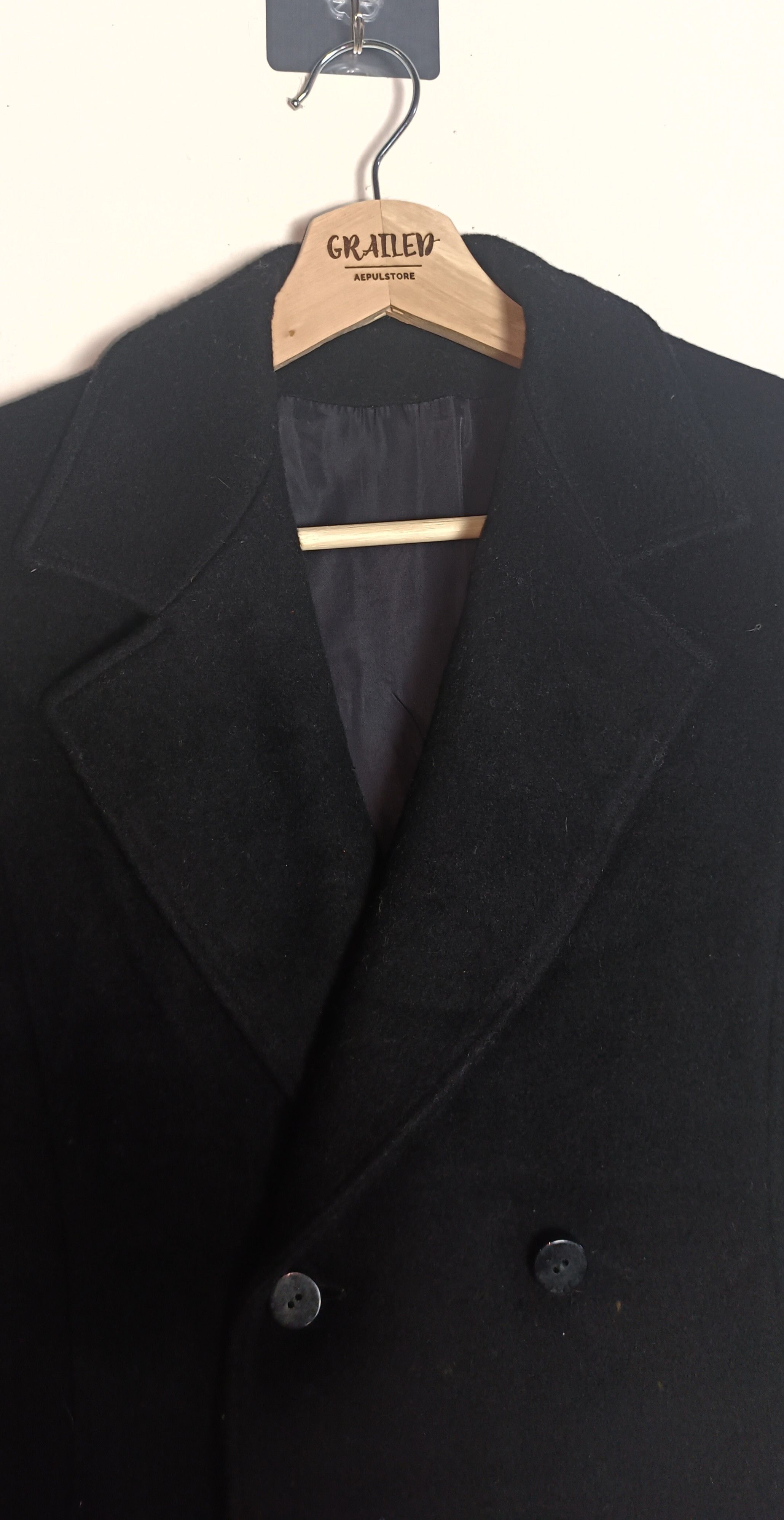 Max Mara × Vintage Vintage 🔥 Max Mara Wool Coat Jacket Size S / US 4 / IT 40 - 5 Thumbnail