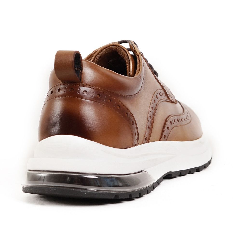 Leather Romi Brown Leather Sneakers Size US 9 / EU 42 - 3 Thumbnail