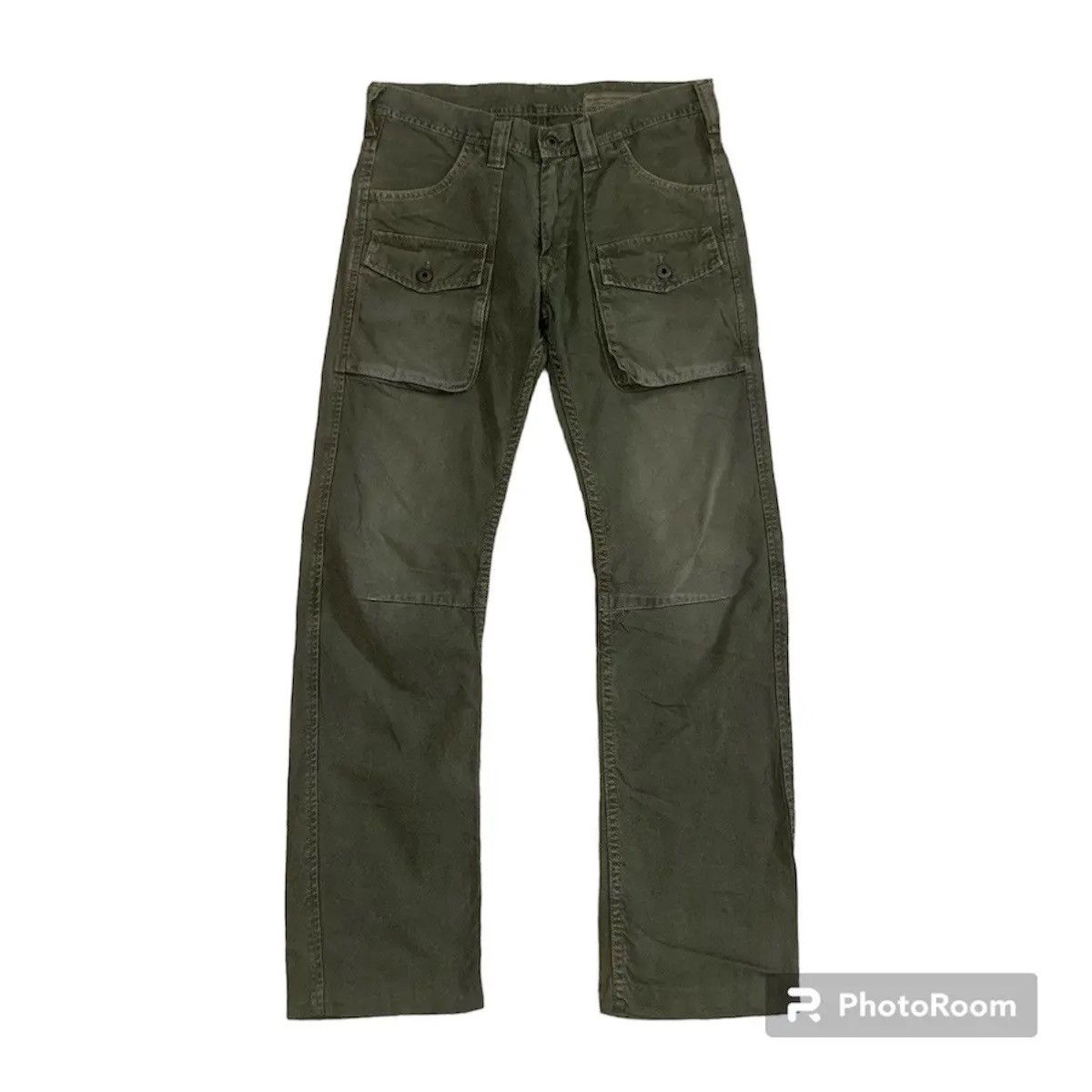 If Six Was Nine Duck Canvas Rugged Trousers Japanese Vintage Faded Bush Pant Size US 30 / EU 46 - 1 Thumbnail