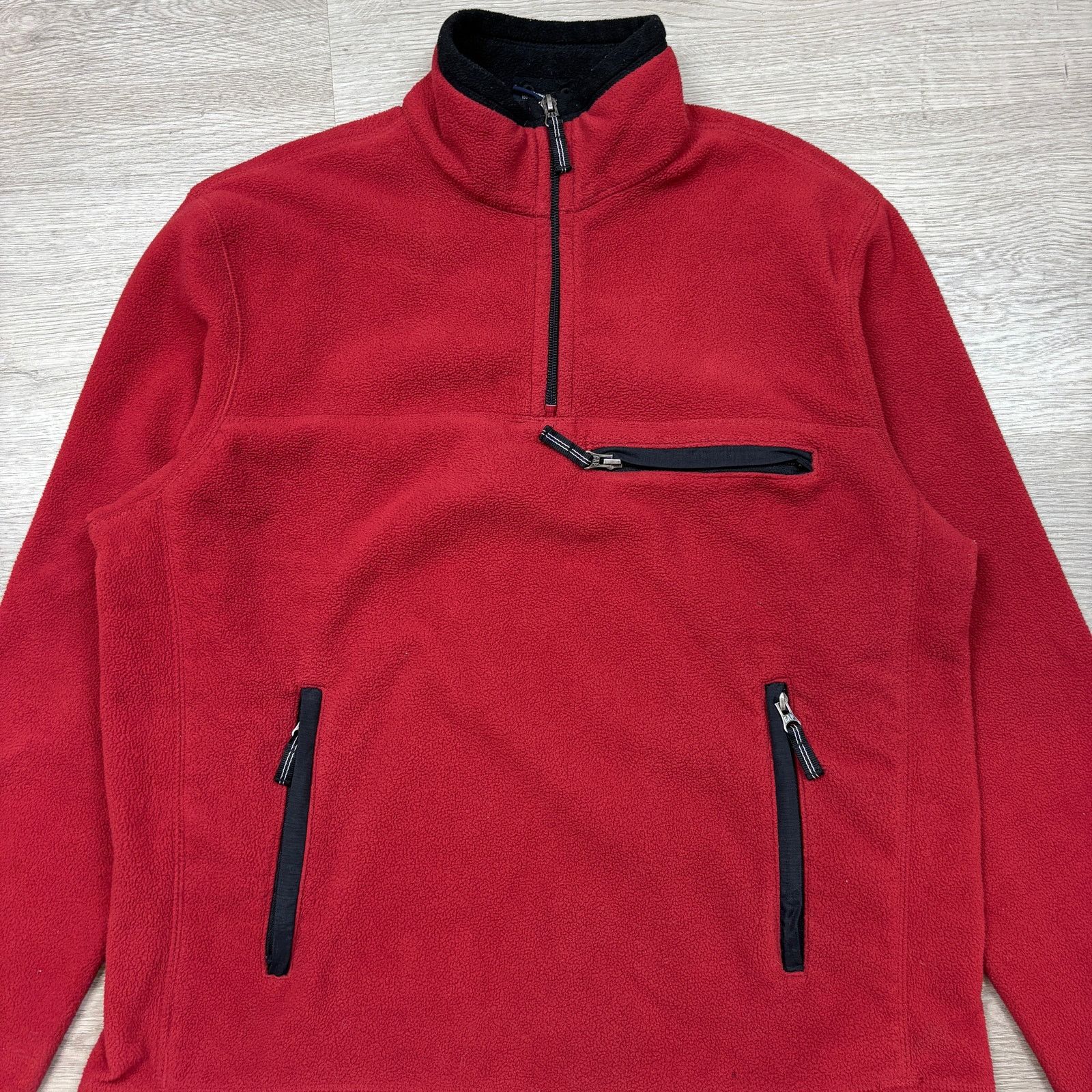 Gap × Vintage VTG Gap 1/4 Zip Fleece Pullover Sweater Jacket Men's Medium Size US M / EU 48-50 / 2 - 2 Thumbnail