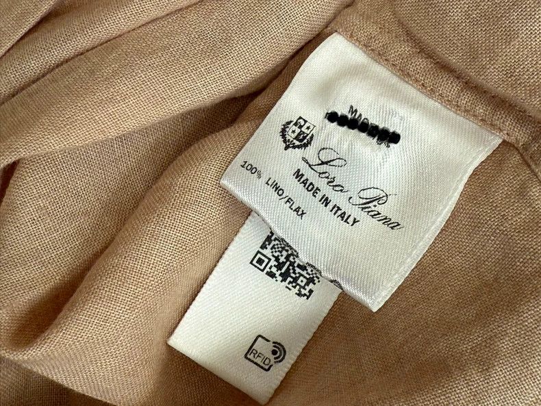 Loro Piana LORO PIANA Pink linen shirt Size XL / US 12-14 / IT 48-50 - 7 Thumbnail