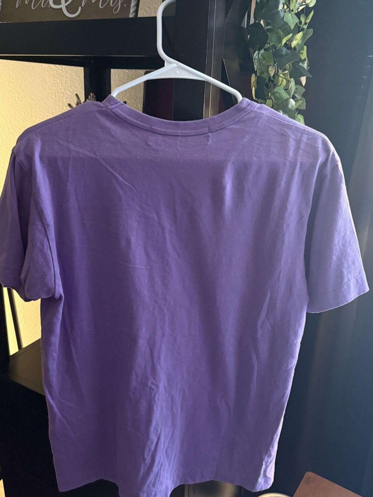 Comme des Garcons PLAY Heart Logo CDG Play Purple T-Shirt Size US M / EU 48-50 / 2 - 7 Thumbnail