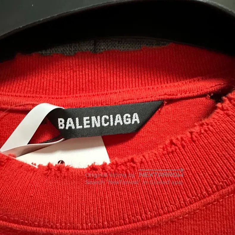 Balenciaga Balenciaga Logo round neck short sleeve Size US S / EU 44-46 / 1 - 3 Thumbnail
