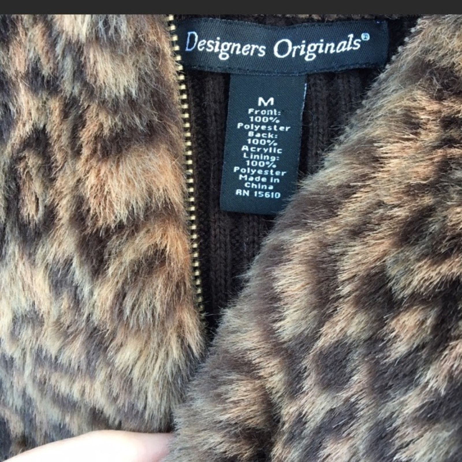 Other 90s Y2K VTG Designers Originals leopard faux fur vest Size M / US 6-8 / IT 42-44 - 6 Thumbnail