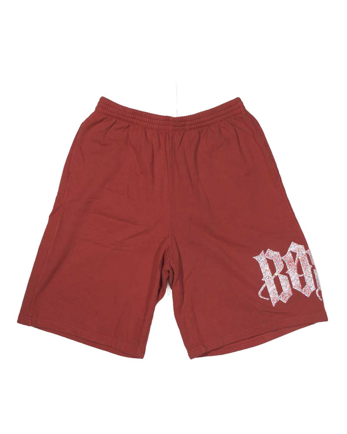 Hugo Boss Bossi Vintage Rhinestone Shorts Red/White/Clear Size US 34 / EU 50 - 1 Thumbnail
