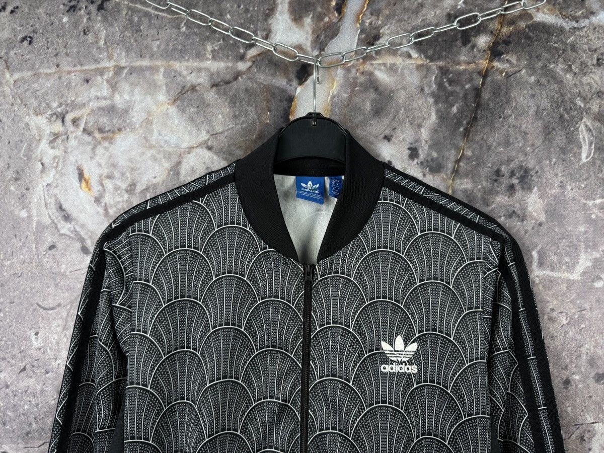 Adidas Adidas Originals Track Jacket Geometric Trefoil Logo Size M / US 6-8 / IT 42-44 - 3 Thumbnail