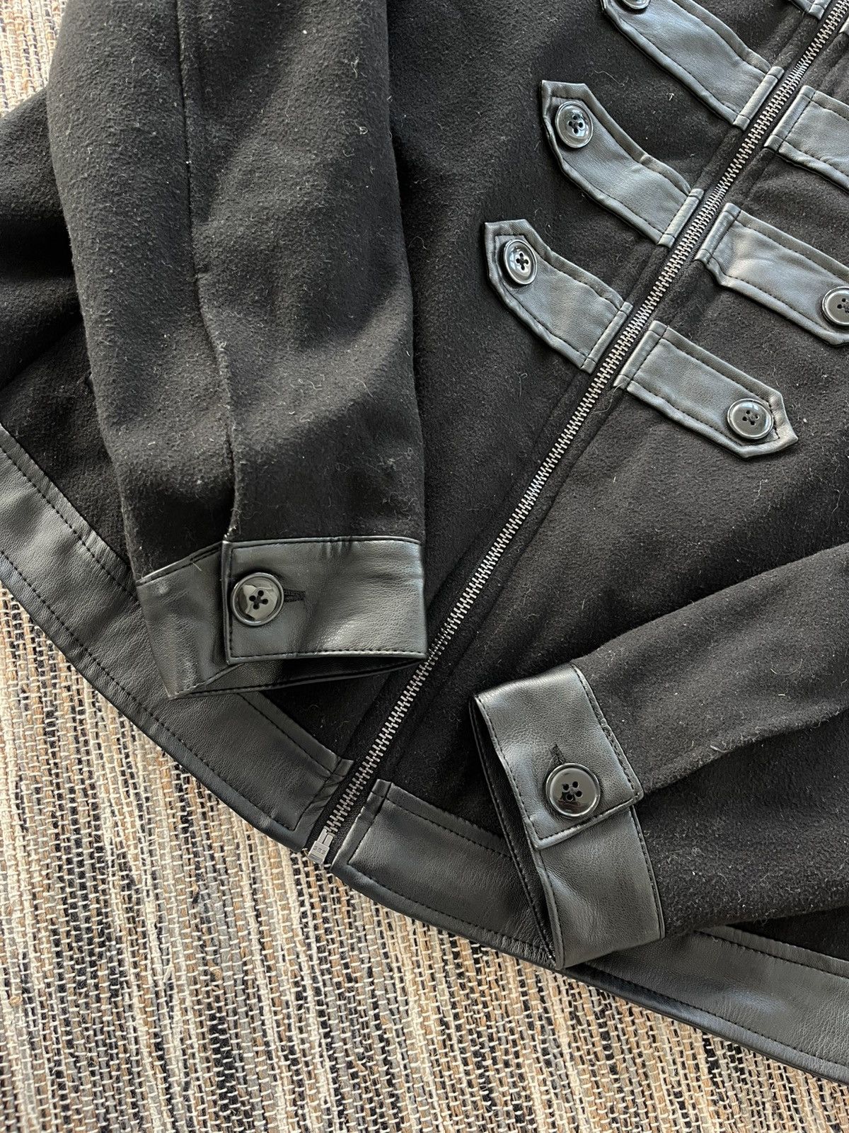 Other Hype Vintage Torrid Wool Napoleon Bomber Jacket Black Y2K Size S / US 4 / IT 40 - 9 Thumbnail