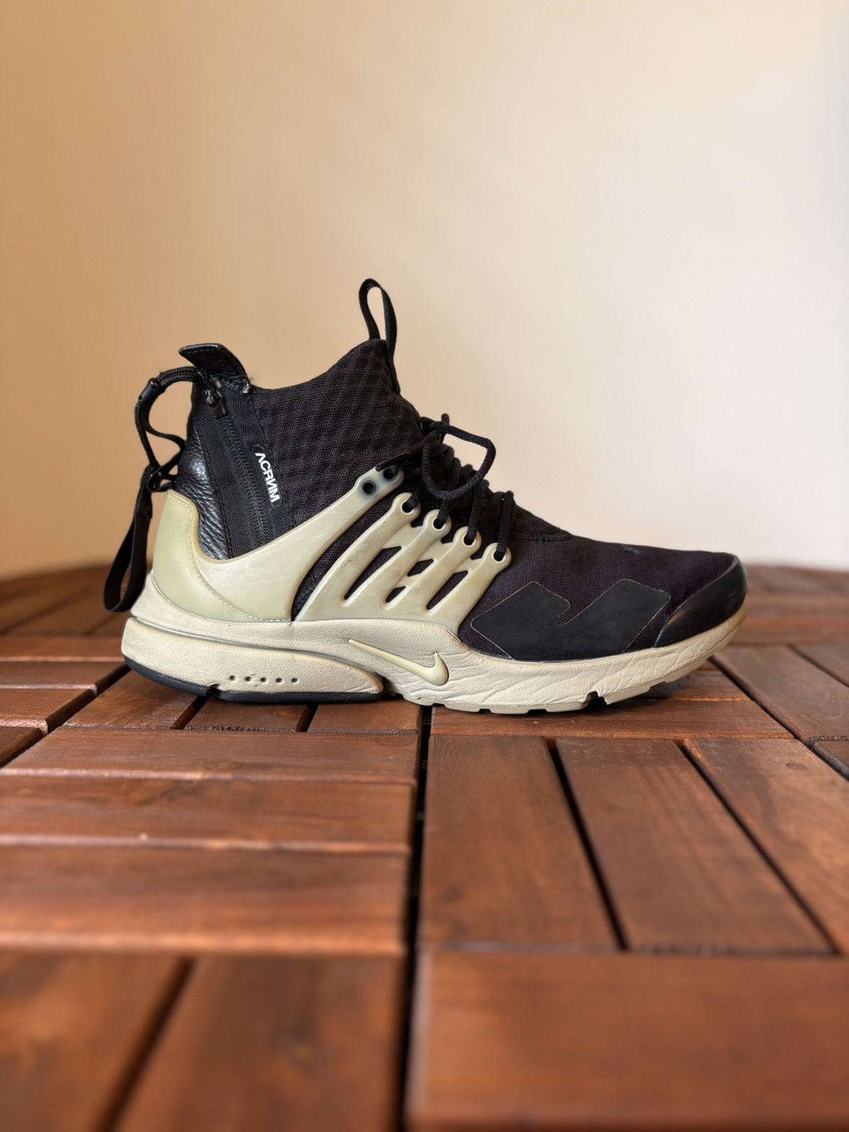 Nike Air Presto Mid Acronym “Bamboo” US10, 2016 Collab, Rare