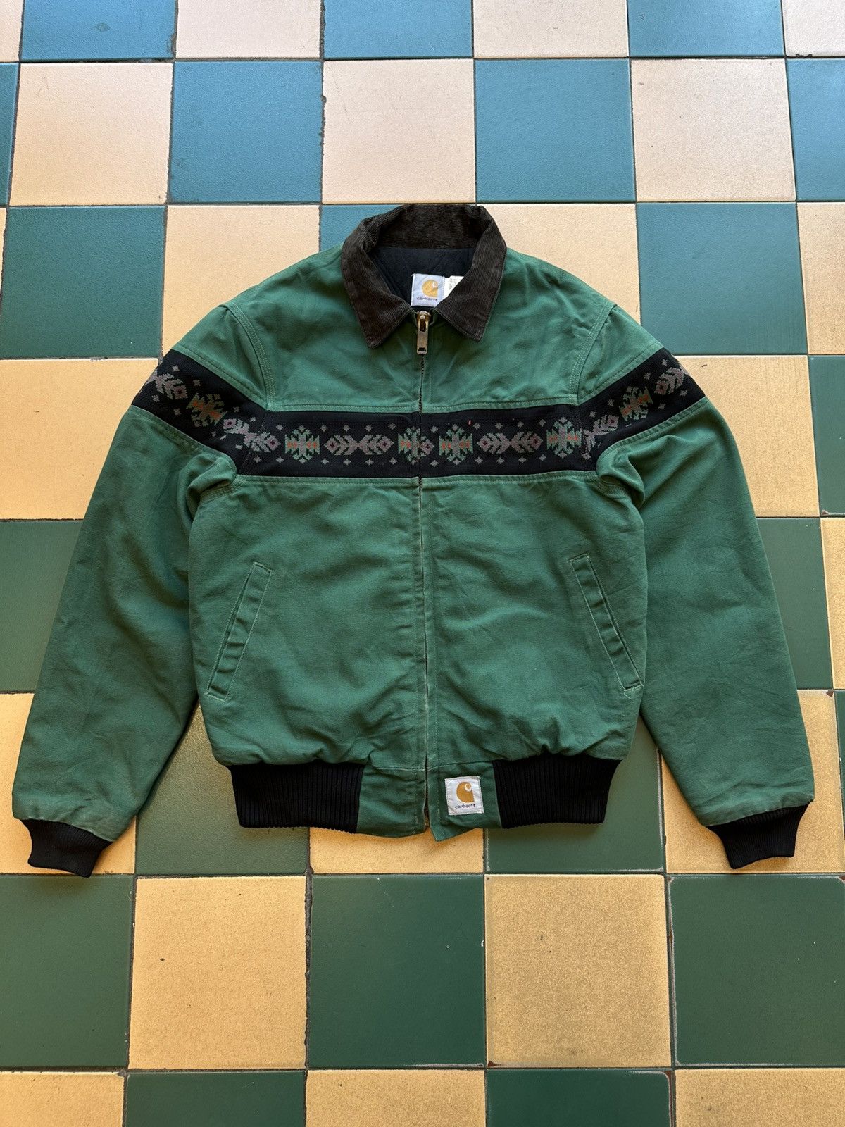 Carhartt × Carhartt Wip 1990's Carhartt Aztec Santa Fe Jacket