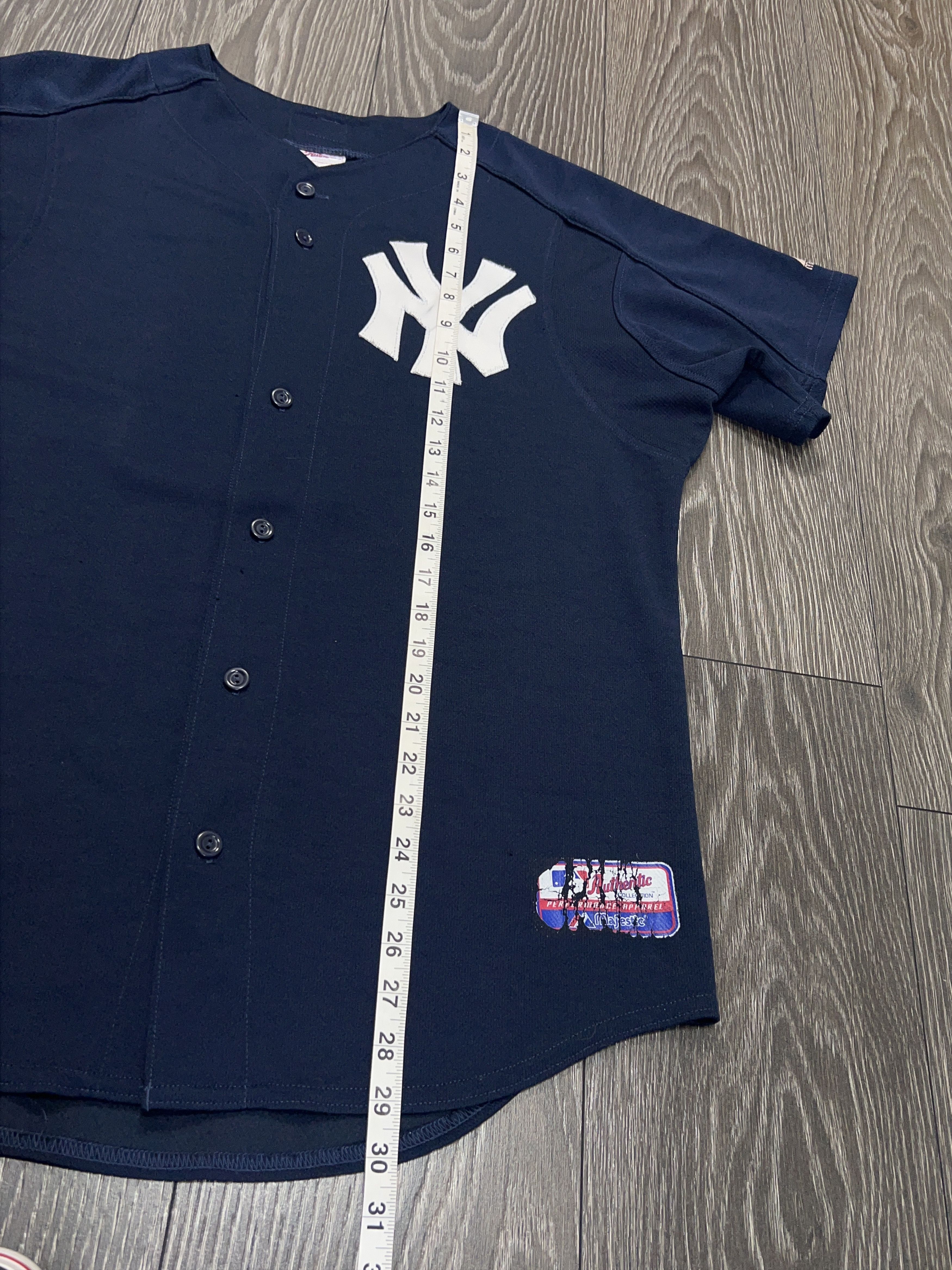 MLB Vintage New York Yankees #2 JETER Baseball Shirt Jersey M Size US M / EU 48-50 / 2 - 5 Thumbnail