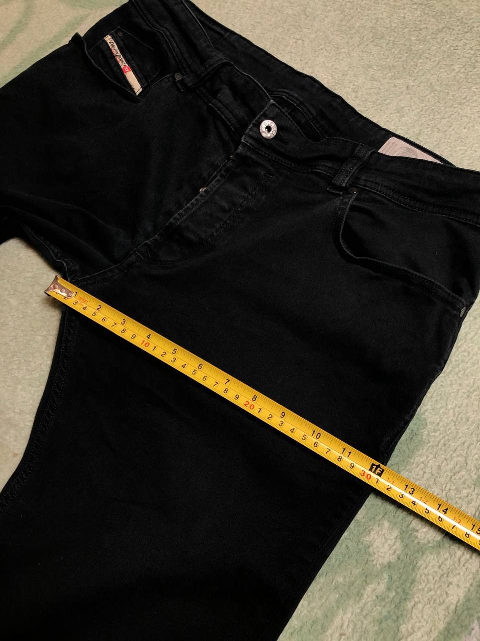 Diesel Mens Diesel R-TROXER-A Stretch Slim Skinny Black Jeans Size US 36 / EU 52 - 8 Thumbnail