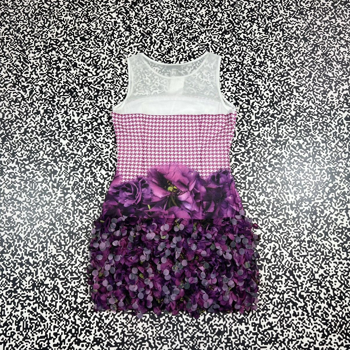 Japanese Brand Vintage Y2K Waggon Paris Floral Retro Luxury Mini Dress Size L / US 10 / IT 46 - 14 Thumbnail
